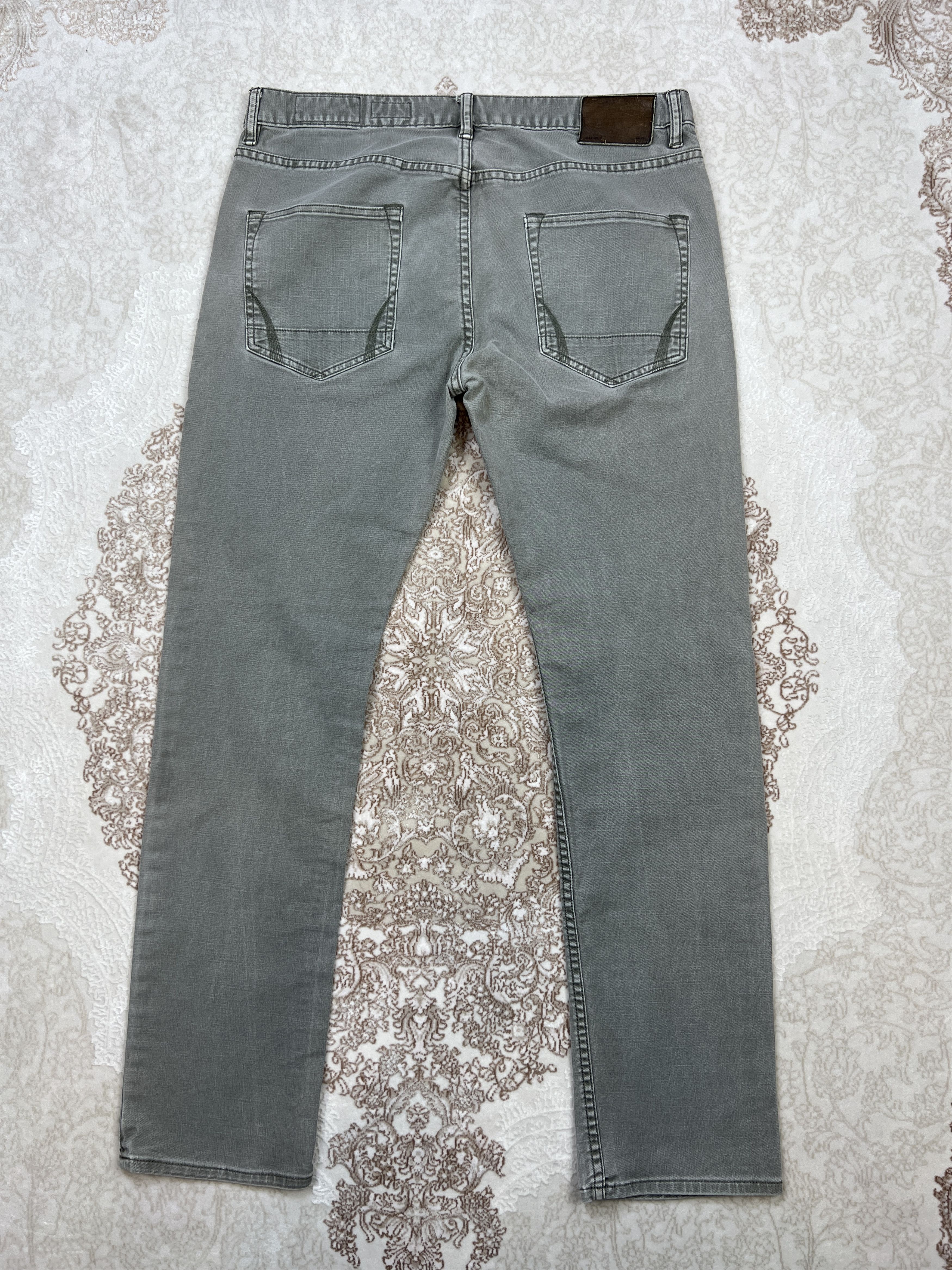 Allsaints Allsaints Sodium Iggy Washed Gray Denim Pants Size US 34 / EU 50 - 2 Thumbnail