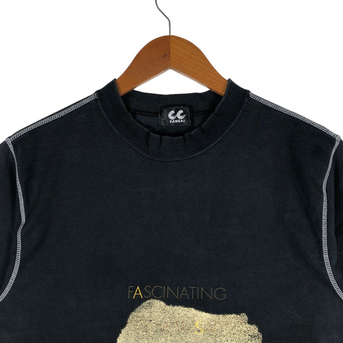 Kansai Yamamoto Vintage KANSAI YAMAMOTO Bear Cockcrow Tee Shirt Japanese Size US M / EU 48-50 / 2 - 2 Thumbnail