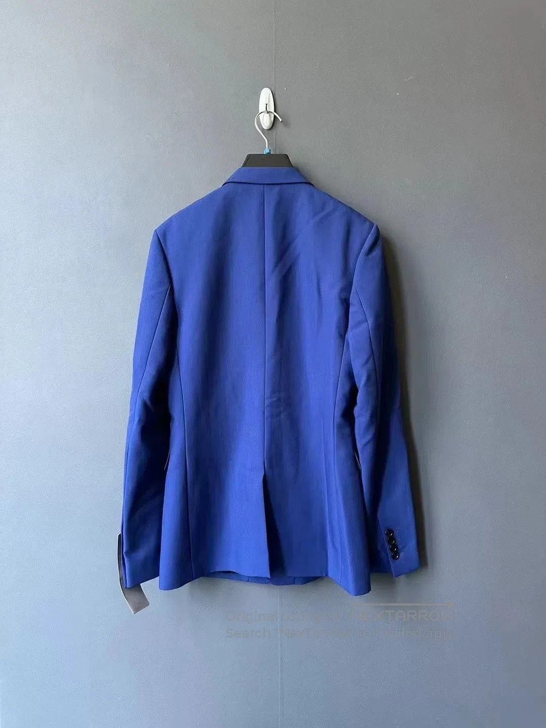 Dior Dior Blue Cuff Slogan Blazer. Size US M / EU 48-50 / 2 - 2 Thumbnail
