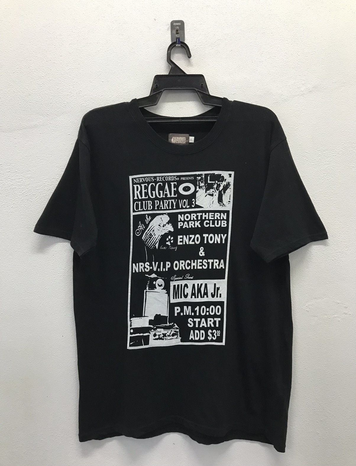Band Tees Vintage Nervous Records Reggae Club Party Vol 3 Shirt Size US XL / EU 56 / 4 - 1 Thumbnail