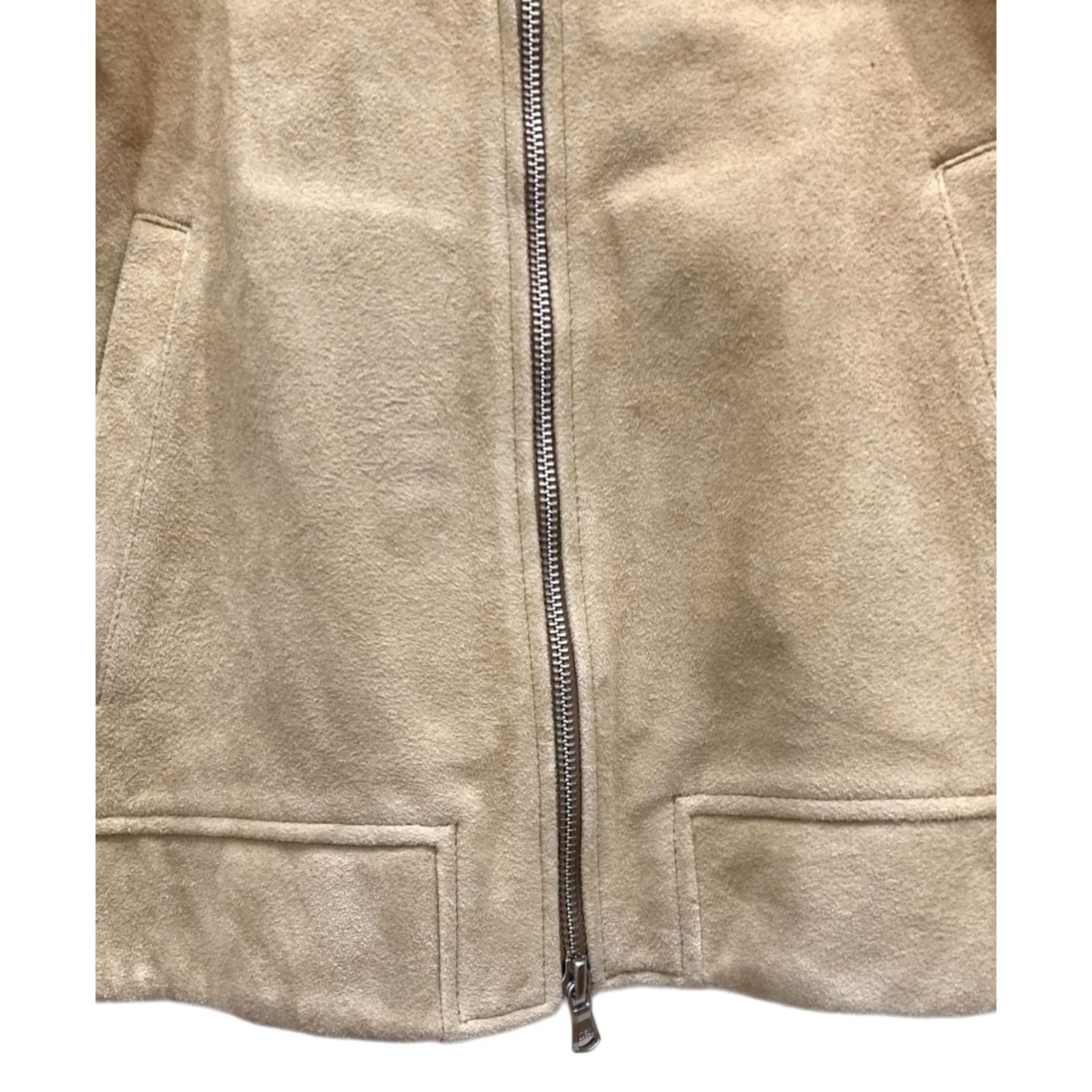 Vintage MAGINE Sheep Leather Jacket Mens 44 Beige Jacket Size US S / EU 44-46 / 1 - 6 Thumbnail