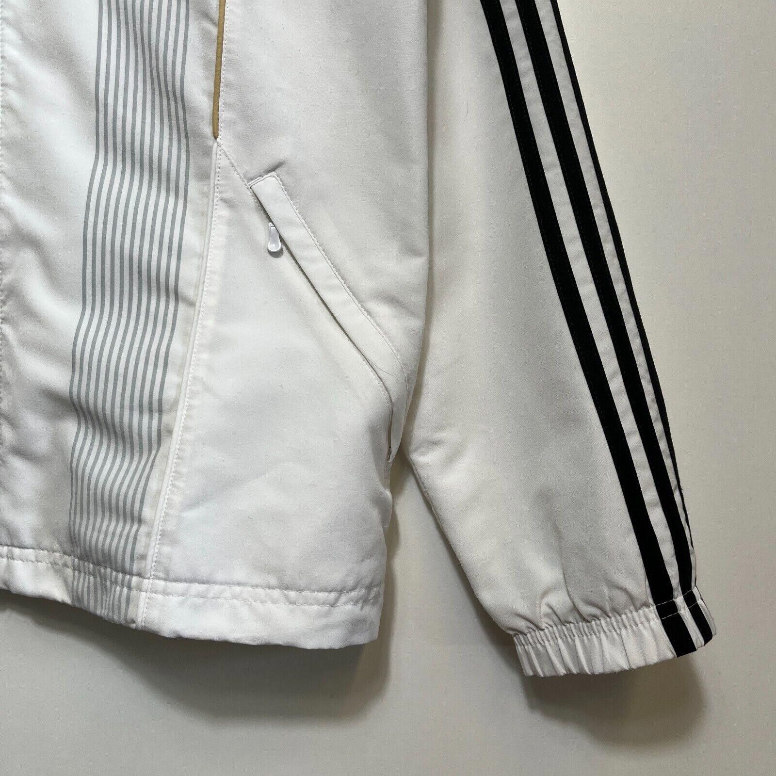 Adidas 2010 adidas White Home Kit Warm Up Track Jacket M World Cup Size US 32 / EU 48 - 4 Thumbnail