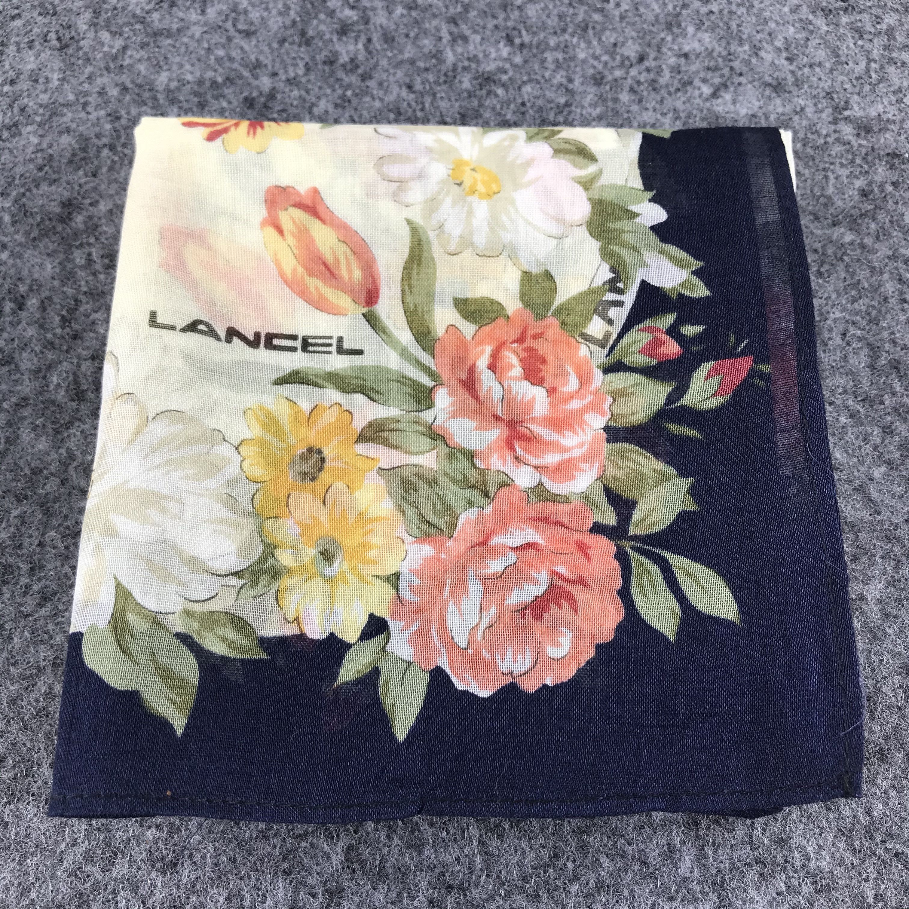 Lancel Lancel Floral Handkerchief Neckerchief Bandana H275 Size ONE SIZE - 6 Thumbnail