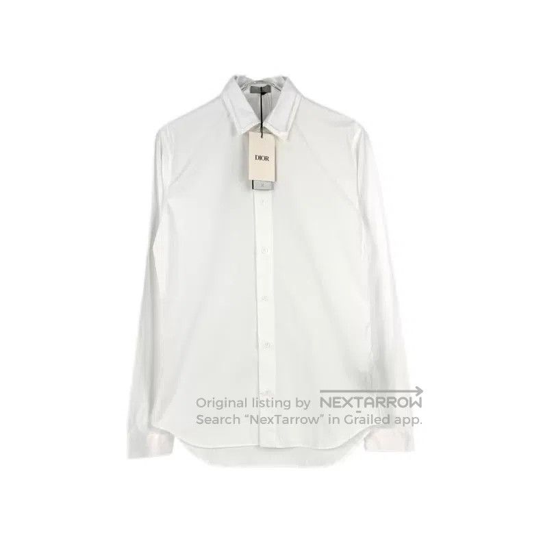 Dior Dior White double-collar design shirt Size XS / US 0-2 / IT 36-38 - 1 Thumbnail