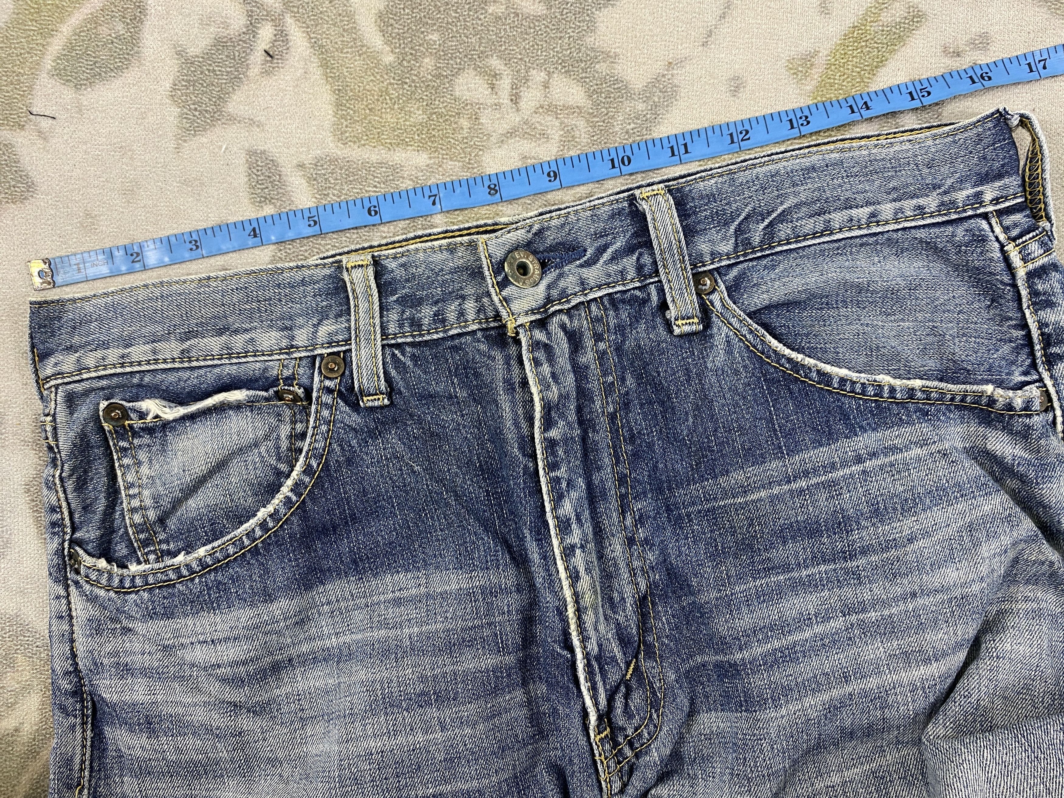 Levi's Distressed Vintage Levi's 504 Baggy Jeans 32x27.5 - JN3859 Size US 32 / EU 48 - 5 Thumbnail