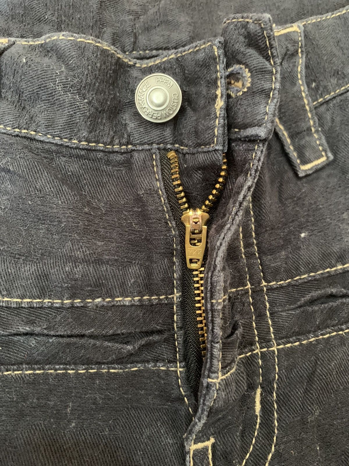 PPFM PPFM Buckel Back Distressed Denim Size US 30 / EU 46 - 4 Thumbnail