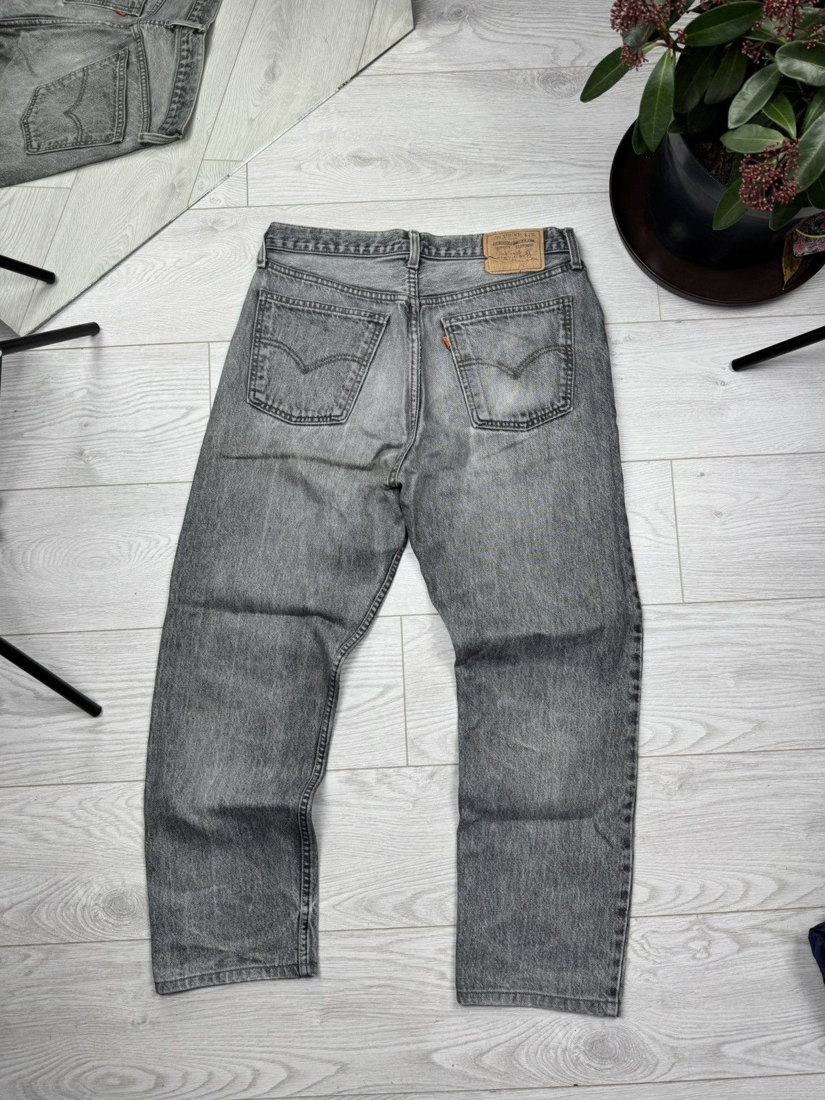 Levi's × Vintage Vintage 90s Levis Orange Tab Distressed Denim Pant Jeans Size US 36 / EU 52 - 1 Thumbnail