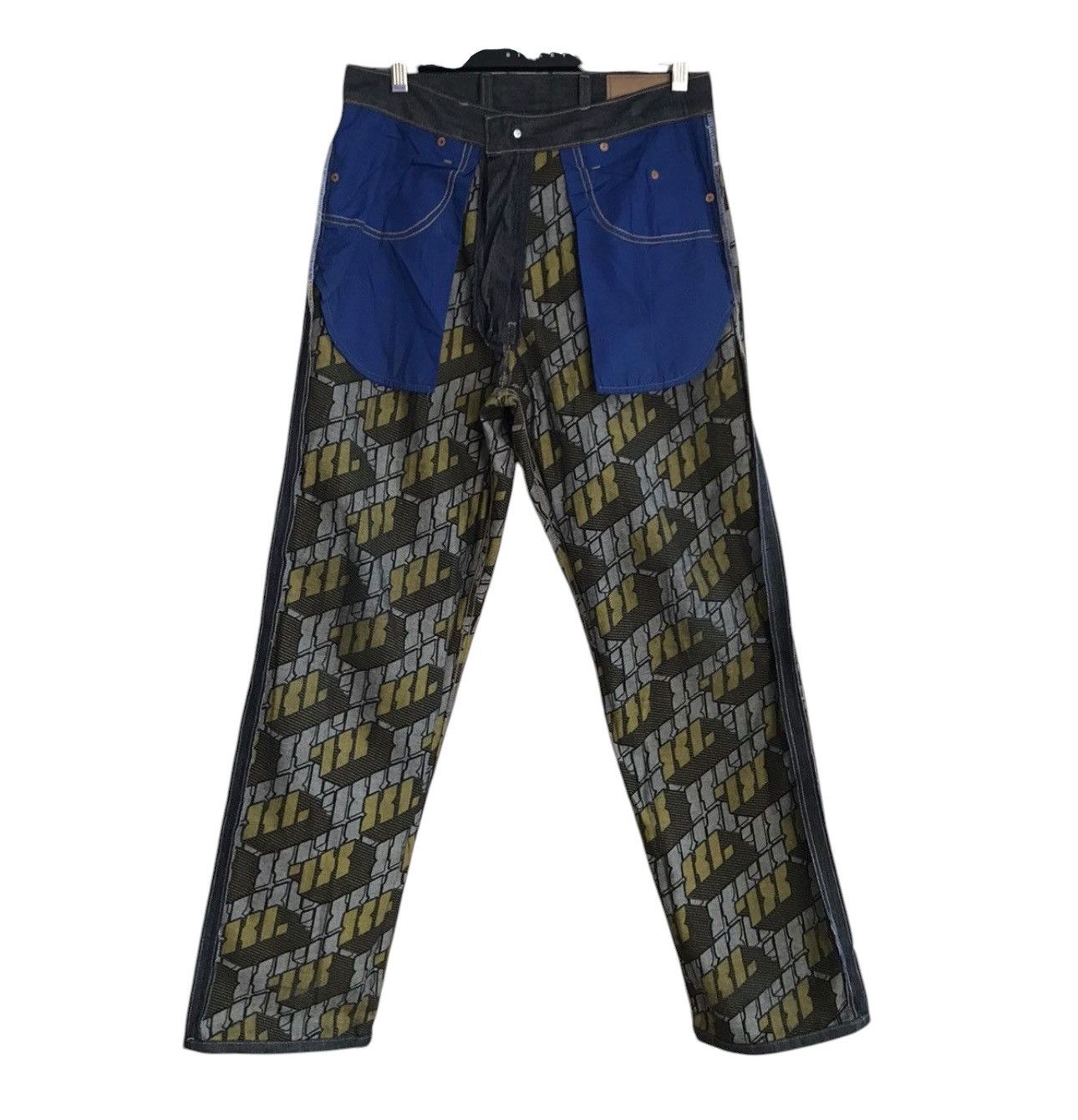 X-LARGE Vintage 90s XLARGE Denim Full Print Made in USA Size US 32 / EU 48 - 1 Thumbnail
