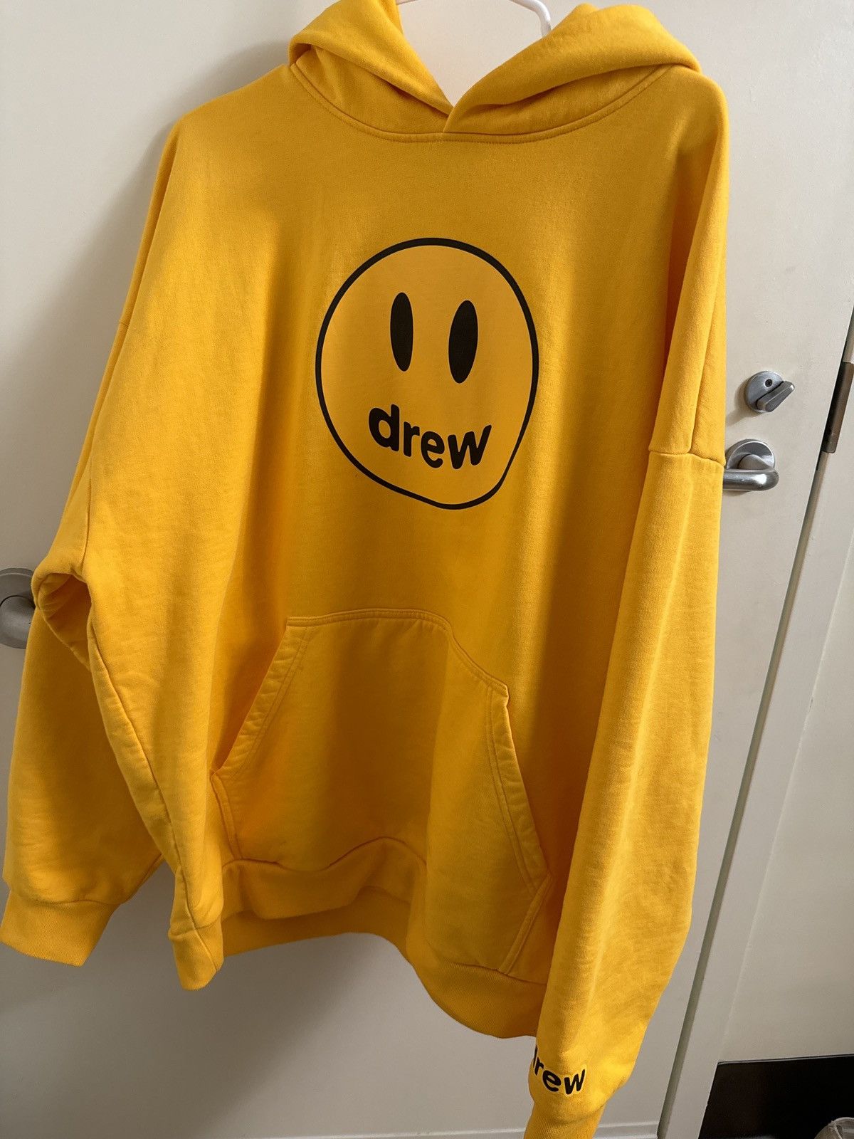 image of Drew House Hoodie in Yellow, Men's (Size Large)