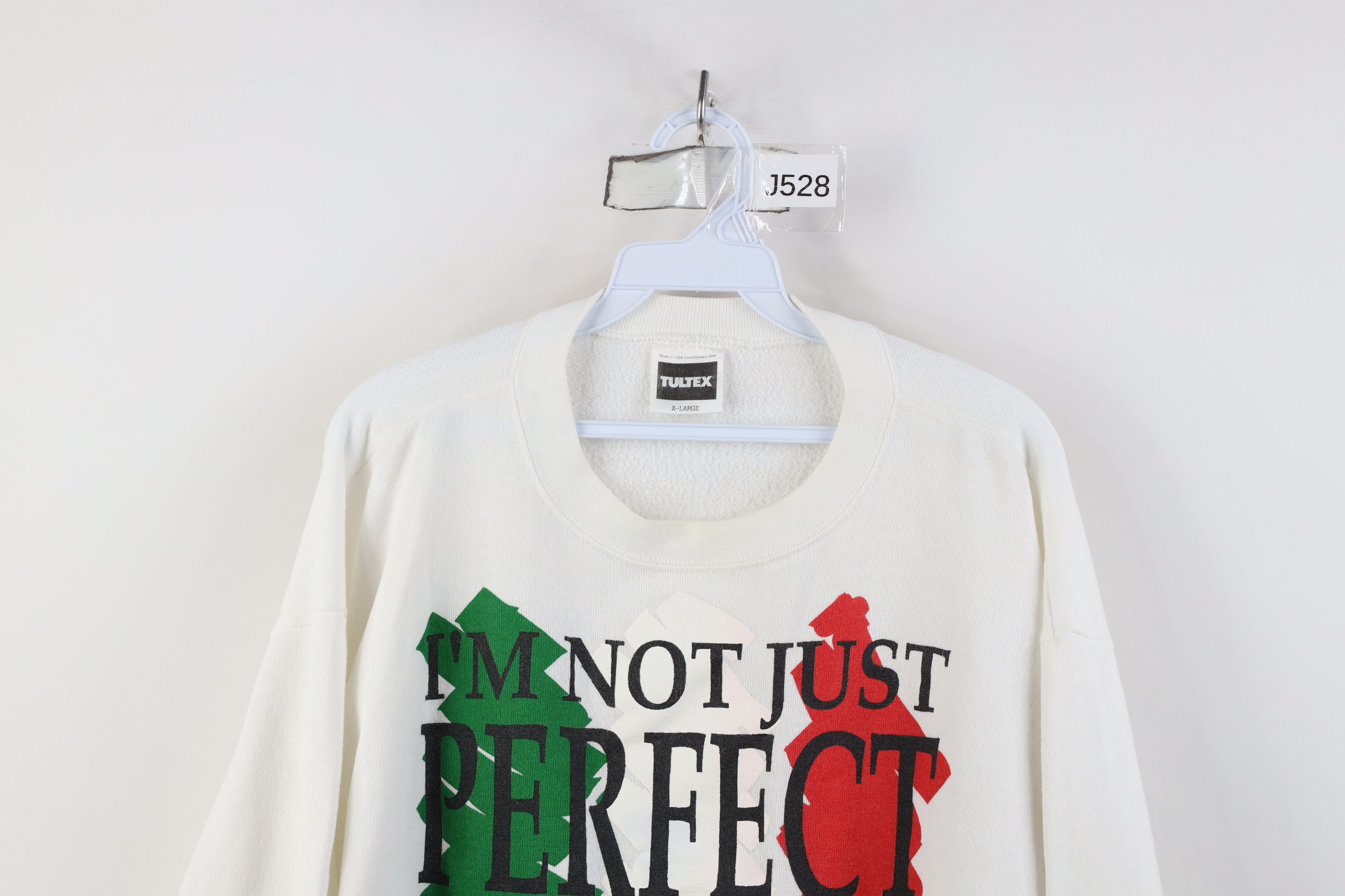 Vintage Vintage 90s Perfect I'm Irish Too Crewneck Sweatshirt USA Size US XL / EU 56 / 4 - 2 Thumbnail