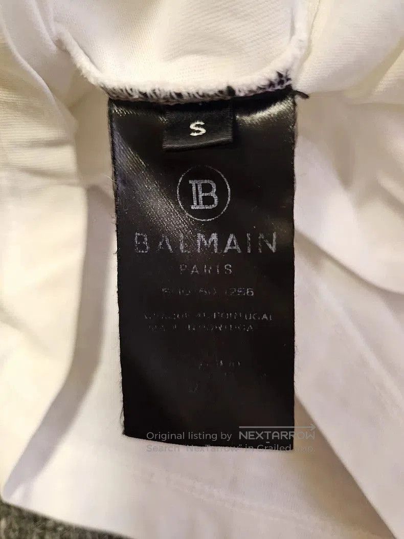 Balmain Balmain Paris Men's Short Sleeve T. Size US S / EU 44-46 / 1 - 5 Thumbnail