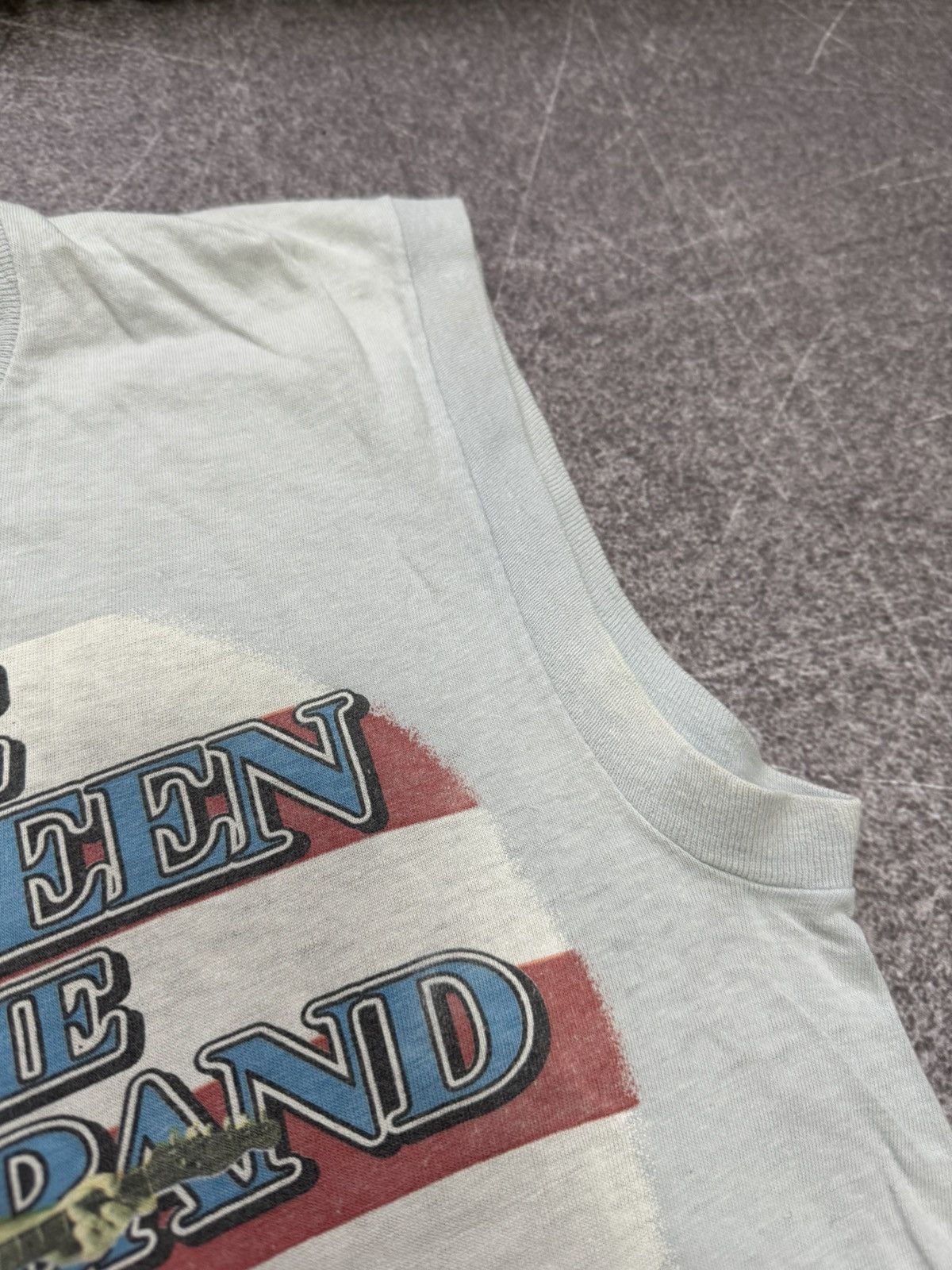 Band Tees Vintage 1984 Bruce Springsteen (Bob Dylan Rolling Stones) Size US M / EU 48-50 / 2 - 5 Thumbnail