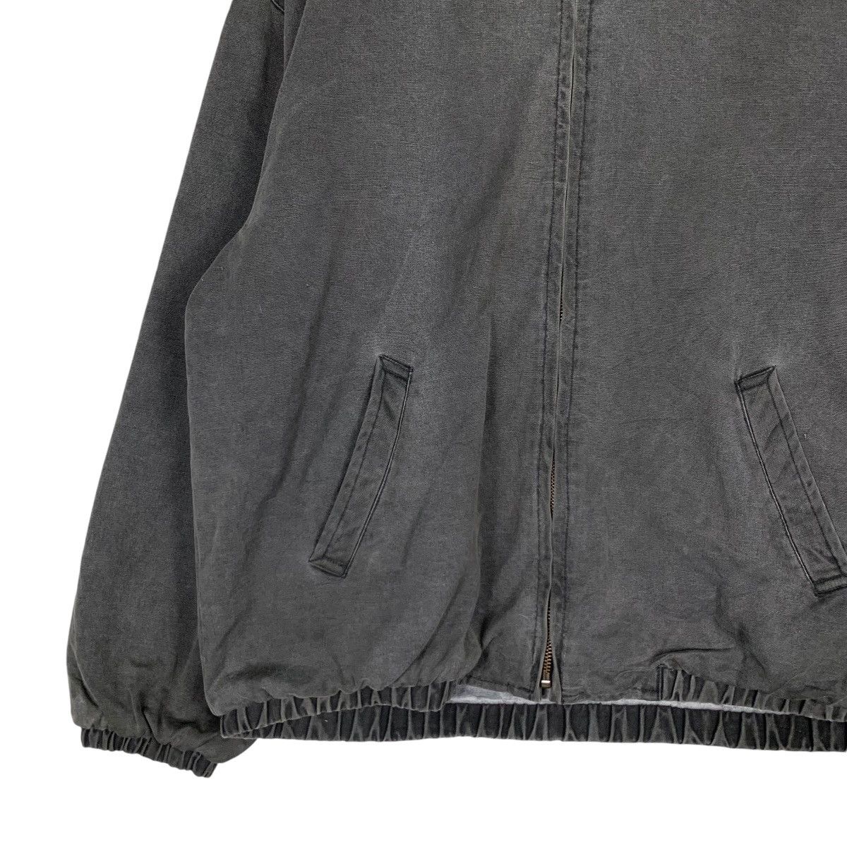 Japanese Brand DRIZZLER Faded Gray Bomber Jacket #1328-C60 Size US M / EU 48-50 / 2 - 3 Thumbnail