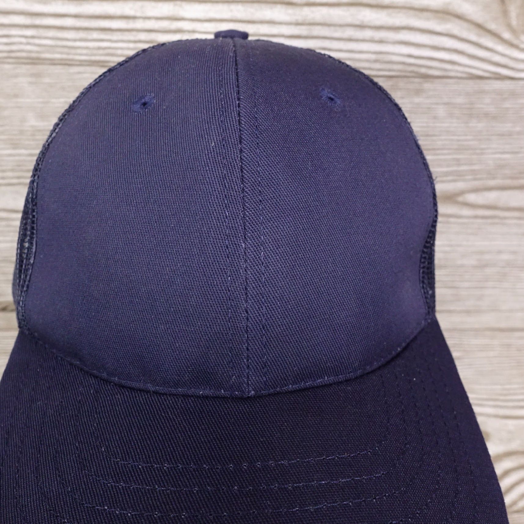 Vintage Vintage Classic Caps Navy Blue Vented Snapback Cap Unisex Adjustable Casual Hat Size ONE SIZE - 2 Thumbnail