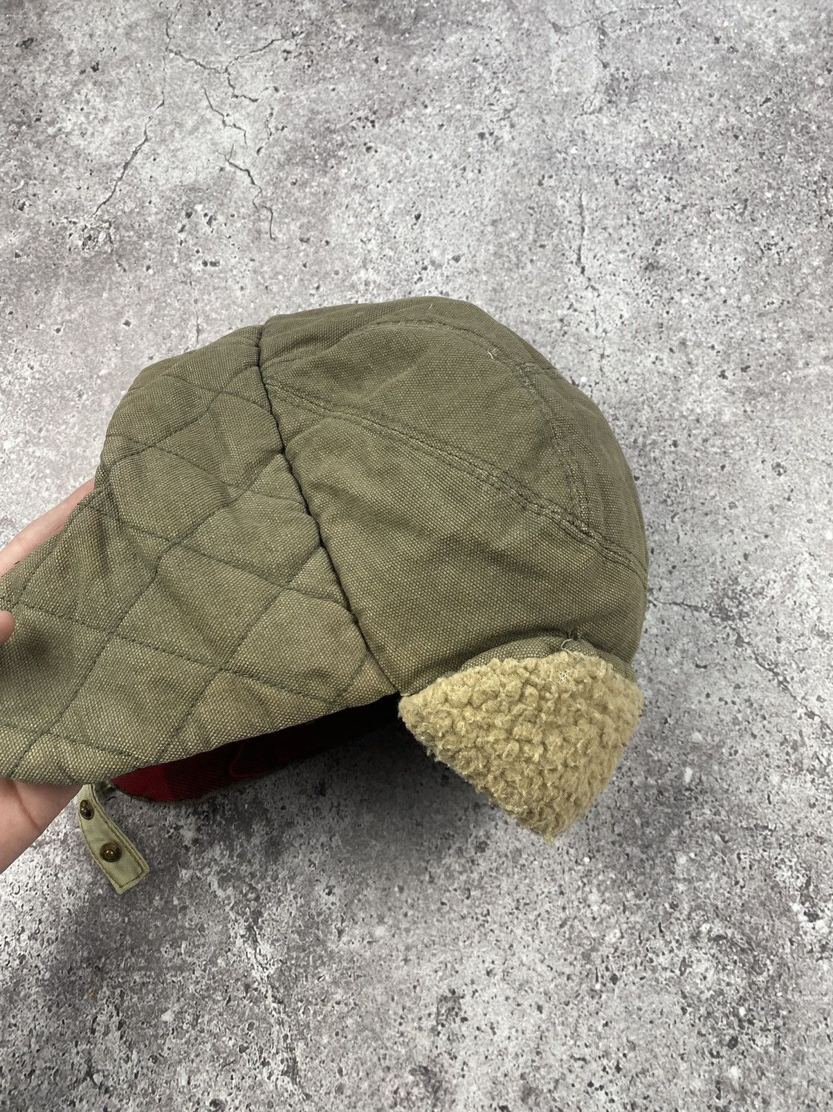Vintage FUZZY MOHAIRE RETRO FUR AVIATOR USHANKA USSR STYLE 90’S Size ONE SIZE - 5 Thumbnail