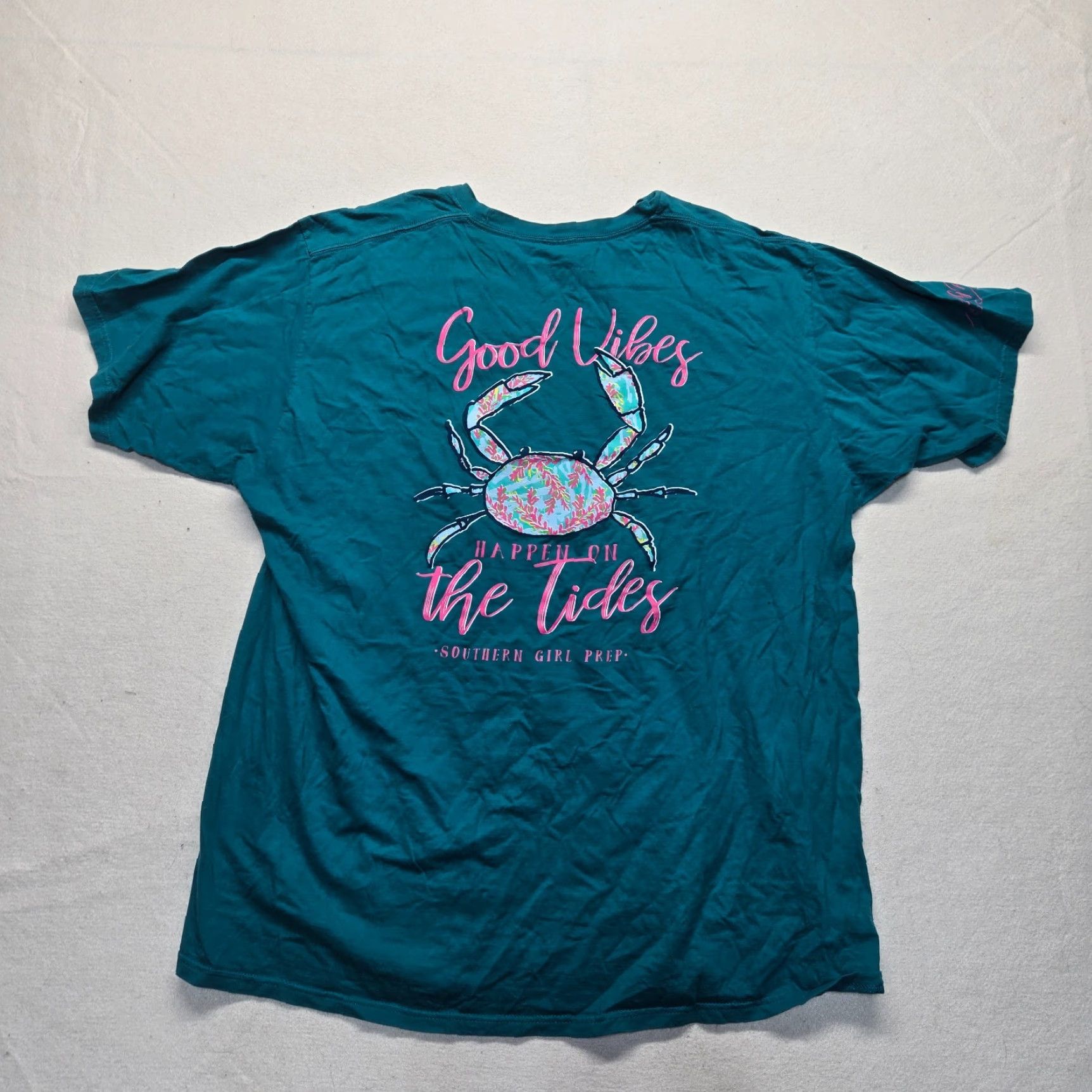 Vintage VINTAGE Southern Girl Prep T-Shirt Short Sleeve Women's 2XL Blue Casual Summer 90s Size XXL / US 16-18 / IT 52-54 - 8 Thumbnail