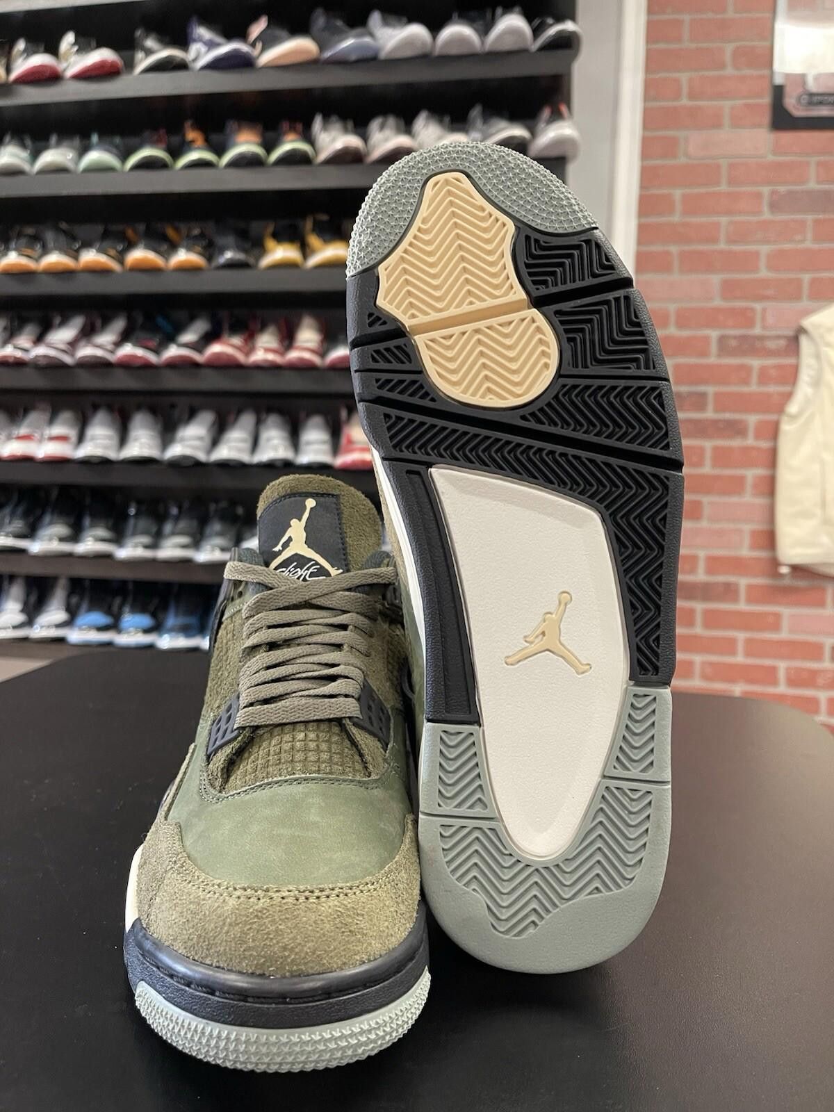 Nike Size 9 - Air Jordan 4 Retro SE Craft Olive FB9927-200 Size US 9 / EU 42 - 7 Thumbnail