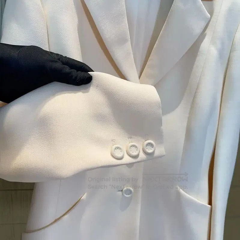 Dior Dior White Wool Blend Women's Jacket . Size M / US 6-8 / IT 42-44 - 5 Thumbnail
