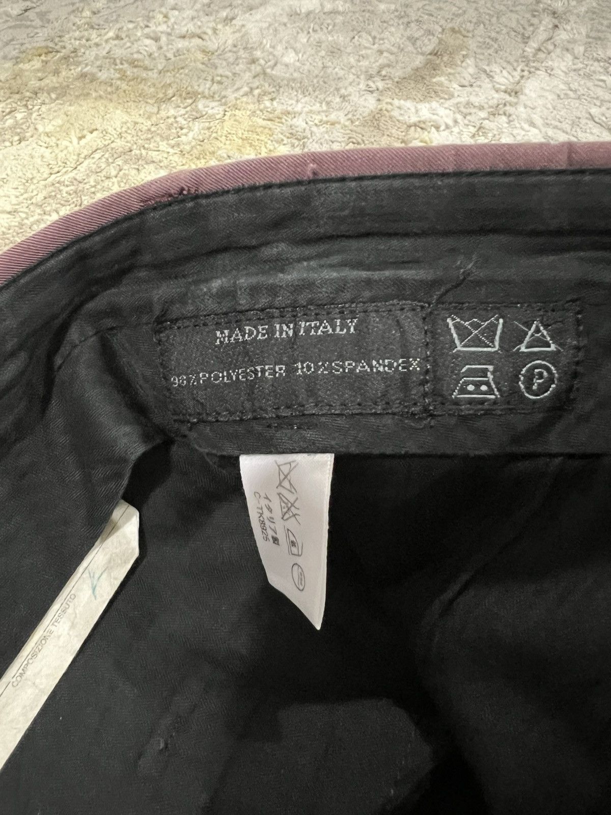 Prada 1990s Prada Burgundy Runway Regular Cut Trousers Pants Size US 28 / EU 44 - 12 Thumbnail