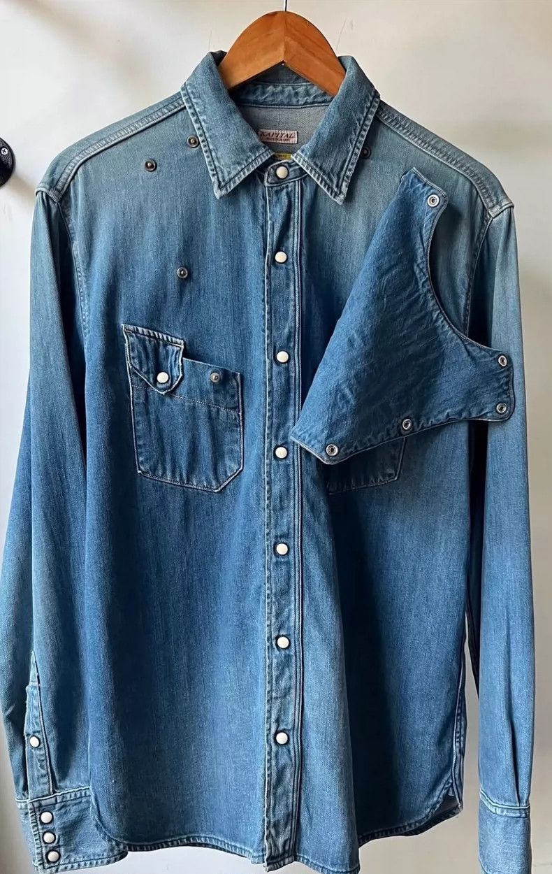 Kapital Vintage KAPITAL Feather Jewel Denim Shirt Size US M / EU 48-50 / 2 - 4 Thumbnail