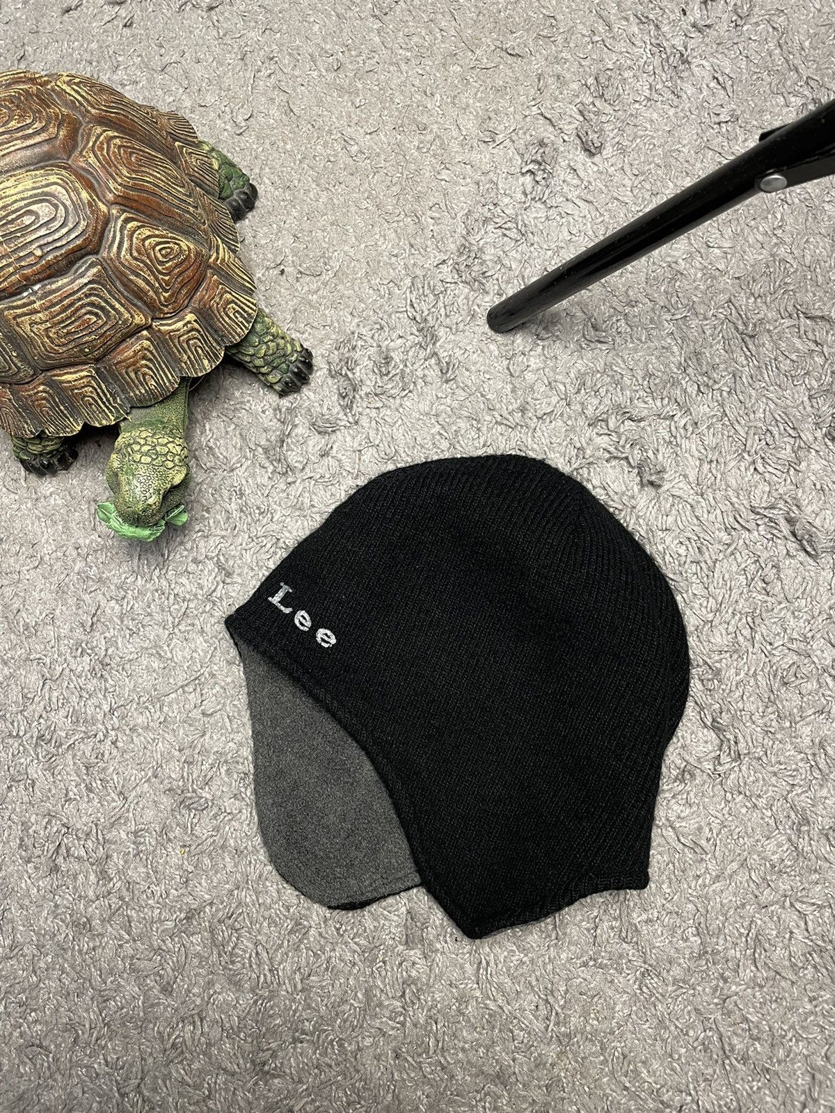 Lee Vintage Lee Small Logo Beanie Hat y2k Size ONE SIZE - 1 Thumbnail