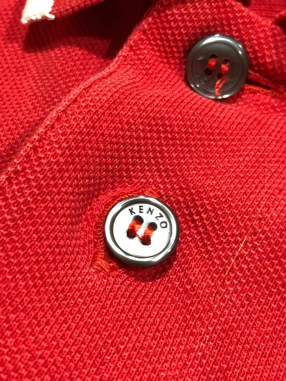 Kenzo polo Kenzo logo Y2K T-shirt red Vintage streetwear Size US S / EU 44-46 / 1 - 6 Thumbnail
