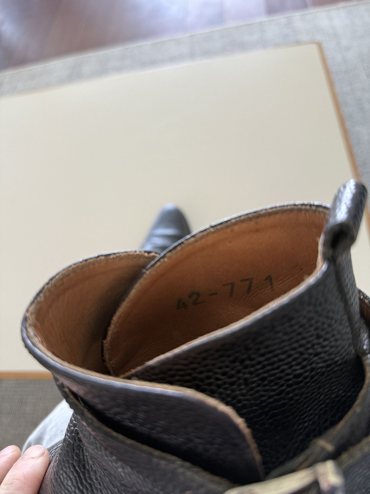 Handmade Terra Amsterdam - Corneille Naranja Negro Size US 10 / EU 43 - 7 Thumbnail