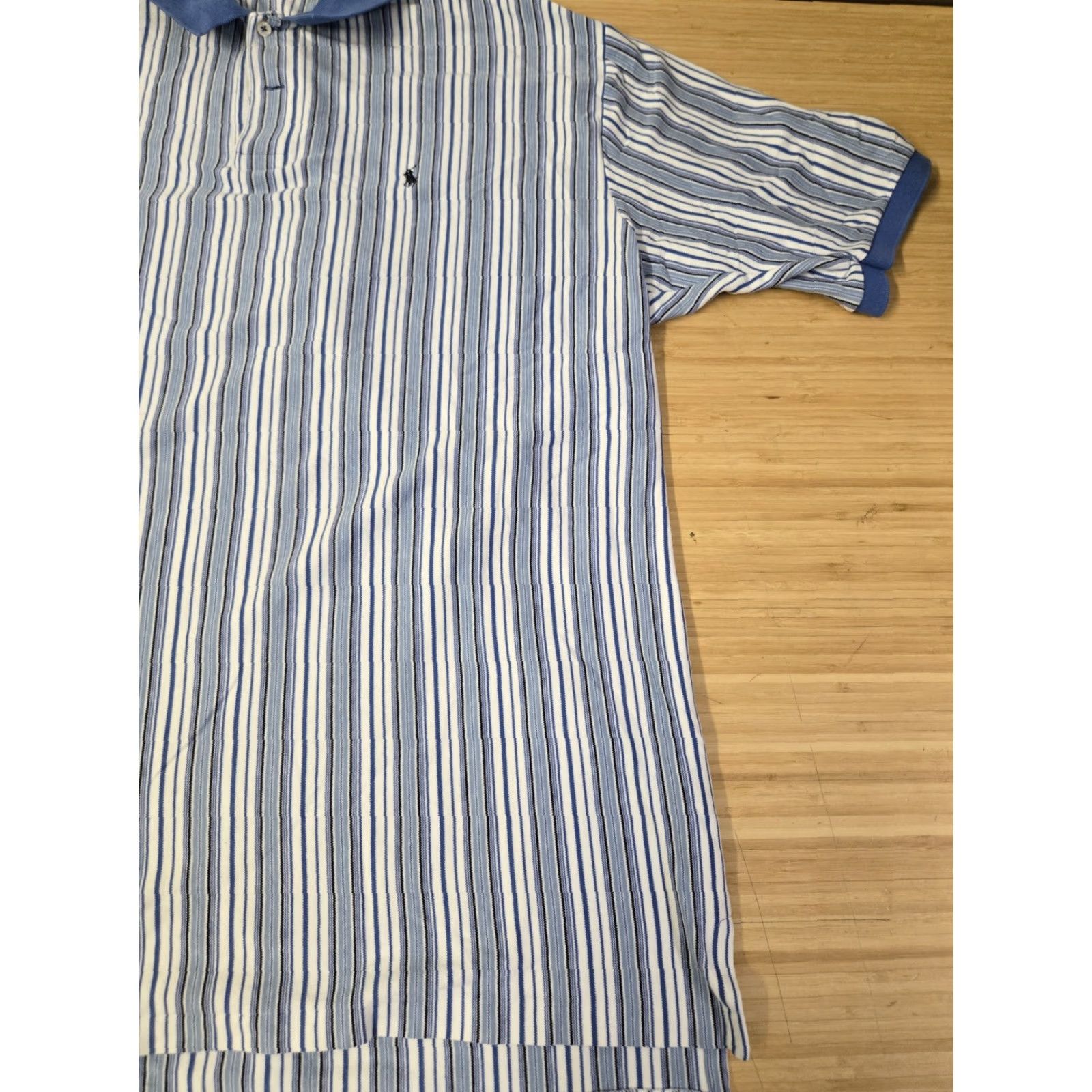 Polo Ralph Lauren Polo Ralph Lauren Polo Shirt Mens 2XL Striped Short Sleeve Classic Rugby Top Size US XXL / EU 58 / 5 - 2 Thumbnail
