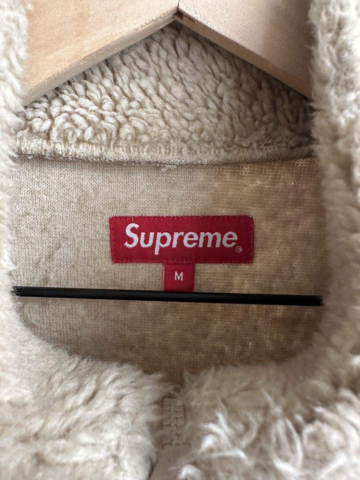 Supreme Star Fleece Beige Size US M / EU 48-50 / 2 - 7 Thumbnail