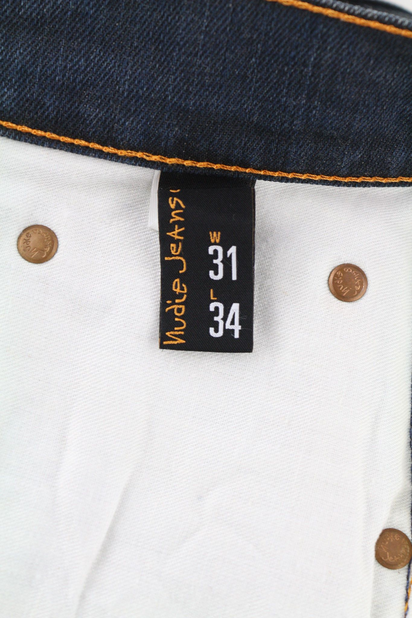 Nudie Jeans THIN FINN GREY AUTHENTIQUE USED W31/L34 Cotton Jeans 80418 Size US 31 - 7 Thumbnail