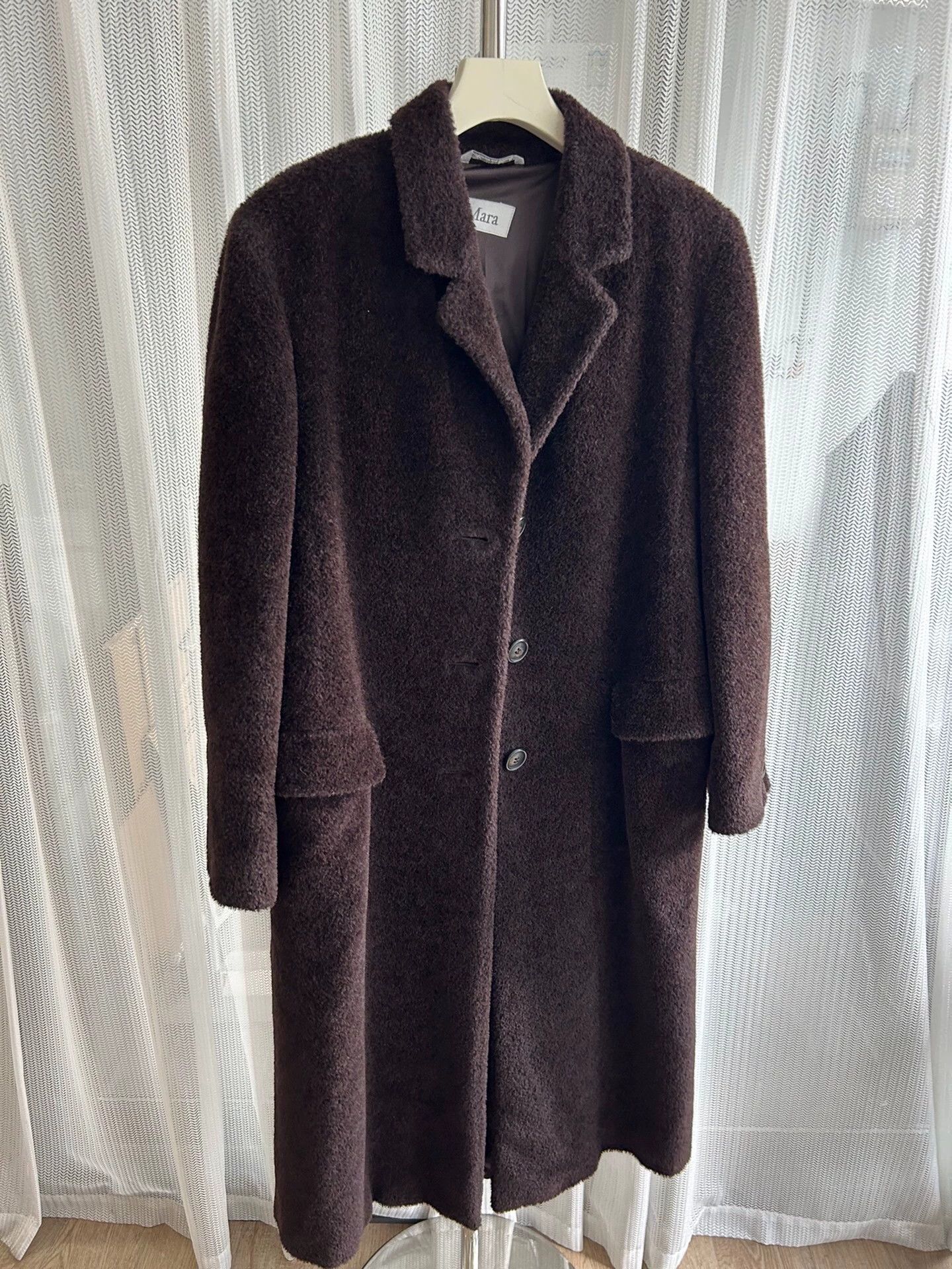 Max Mara maxmara long coat dark brown Size M / US 6-8 / IT 42-44 - 1 Thumbnail