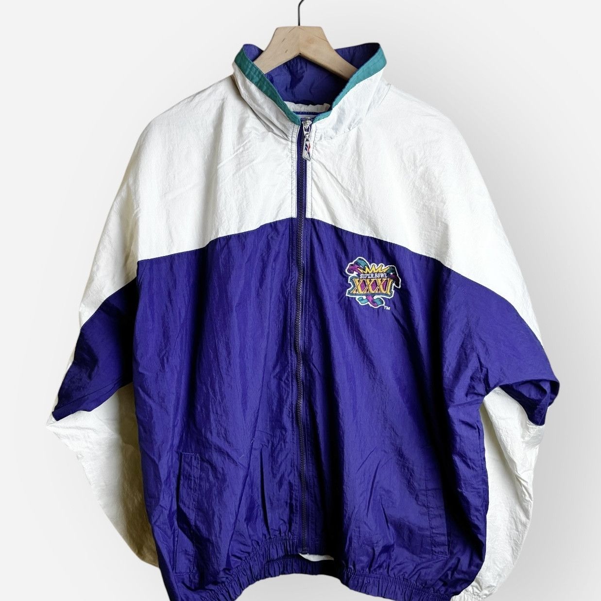 Reebok Vintage 1997 Super Bowl Reebok Jacket Size US XL / EU 56 / 4 - 4 Thumbnail