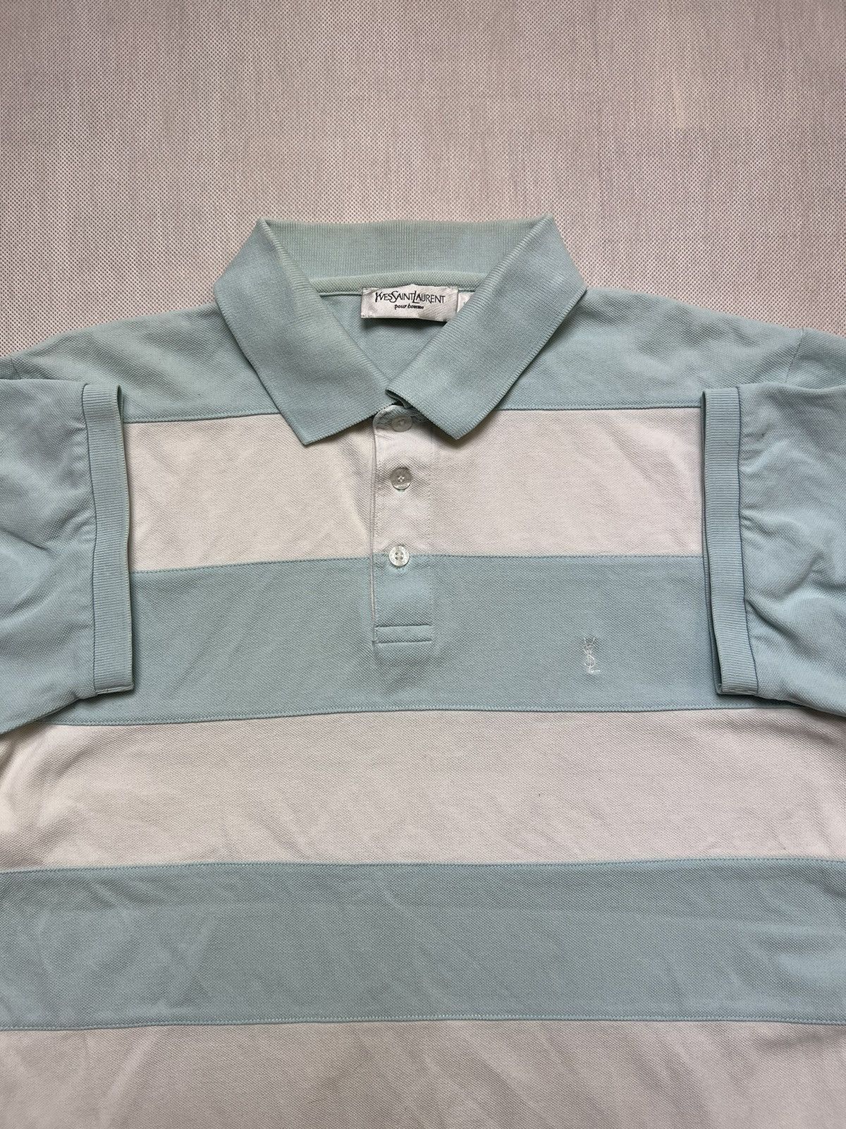 Yves Saint Laurent Polo Shirt Yves Saint Laurent YSL Great Color Size US L / EU 52-54 / 3 - 2 Thumbnail
