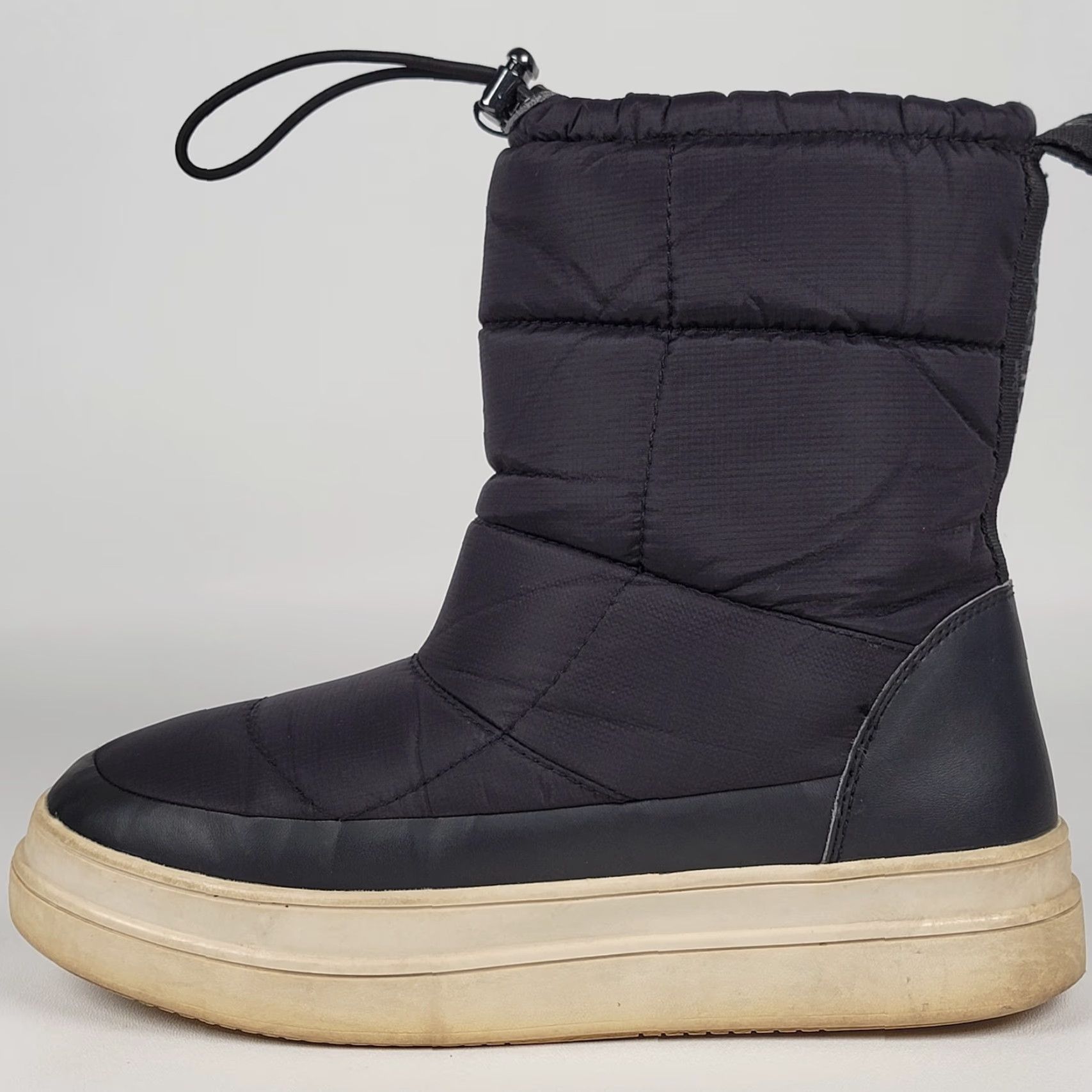Weatherproof VINTAGE Weatherproof Noah Black Quilted Puffer Platform Boot Womens Size US 8 / IT 38 - 6 Thumbnail
