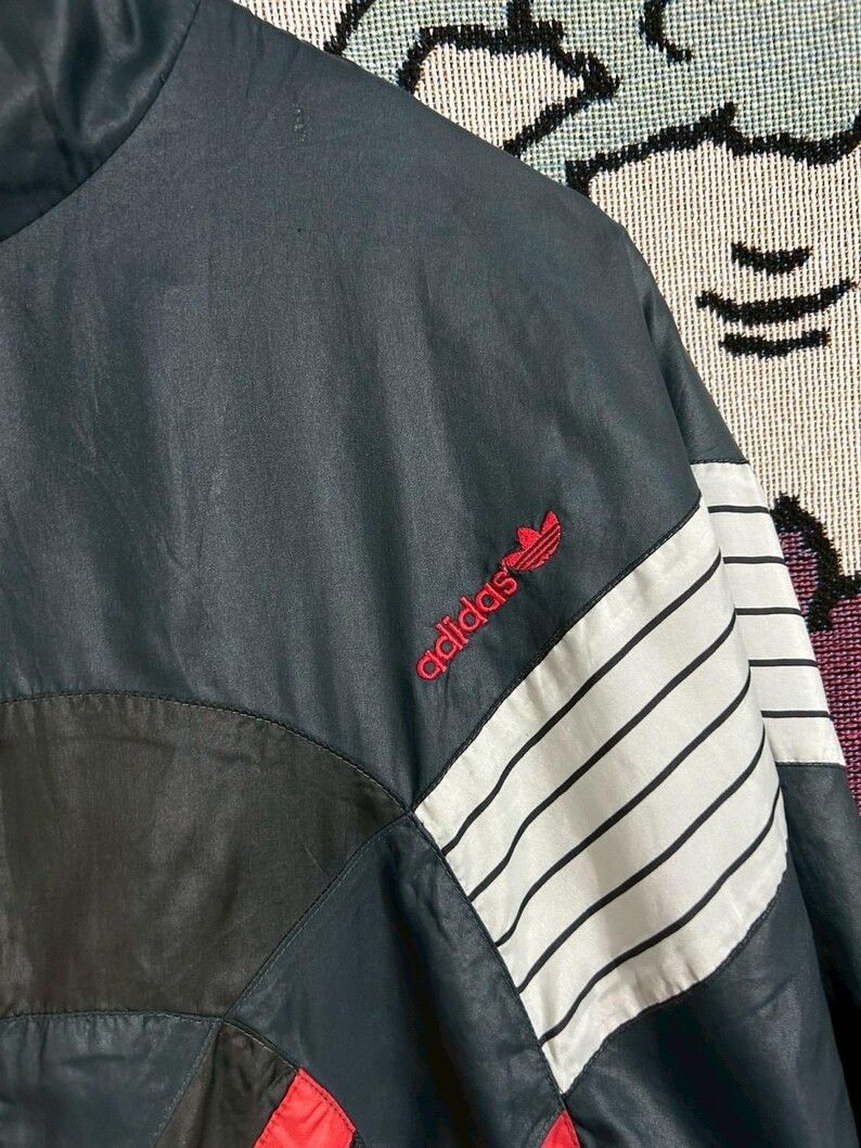 Adidas Vintage 90s Adidas Jacket size L Size US L / EU 52-54 / 3 - 3 Thumbnail