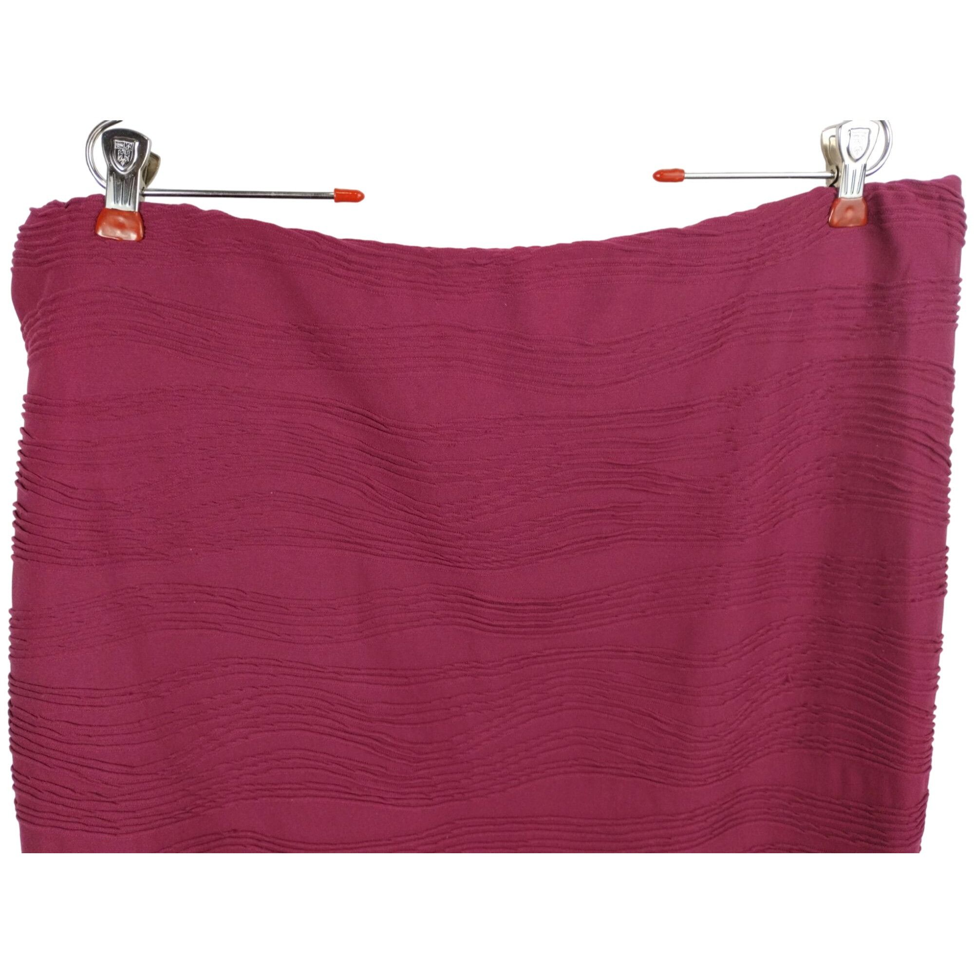 Mossimo Mossimo Misses Juniors XXL Plum Textured Stretch Pencil Skir Size 42" / US 20 - 5 Thumbnail