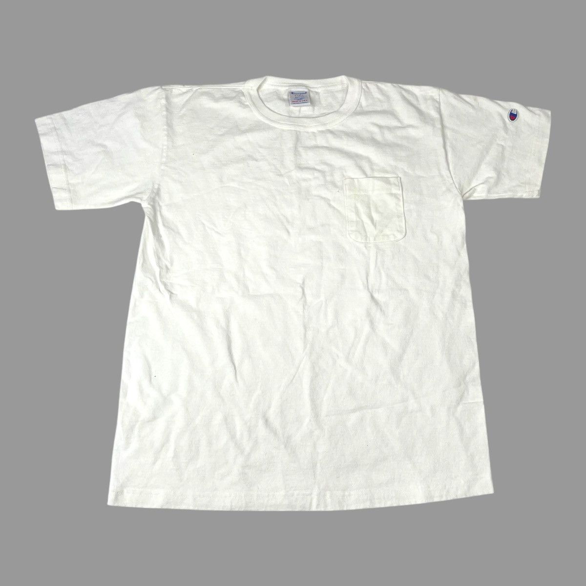Champion × Vintage Vintage 90s champion heavyweight pocket t shirt Size US L / EU 52-54 / 3 - 1 Thumbnail