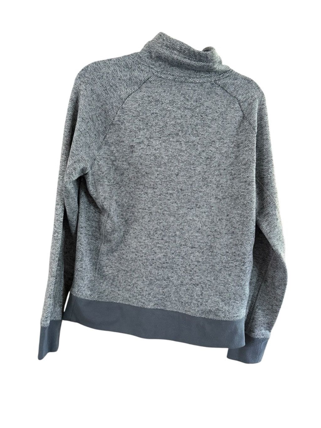 American Eagle Outfitters Men's American Eagle Gray Herringbone Cowl Neck Sweatshirt M Size US M / EU 48-50 / 2 - 9 Thumbnail