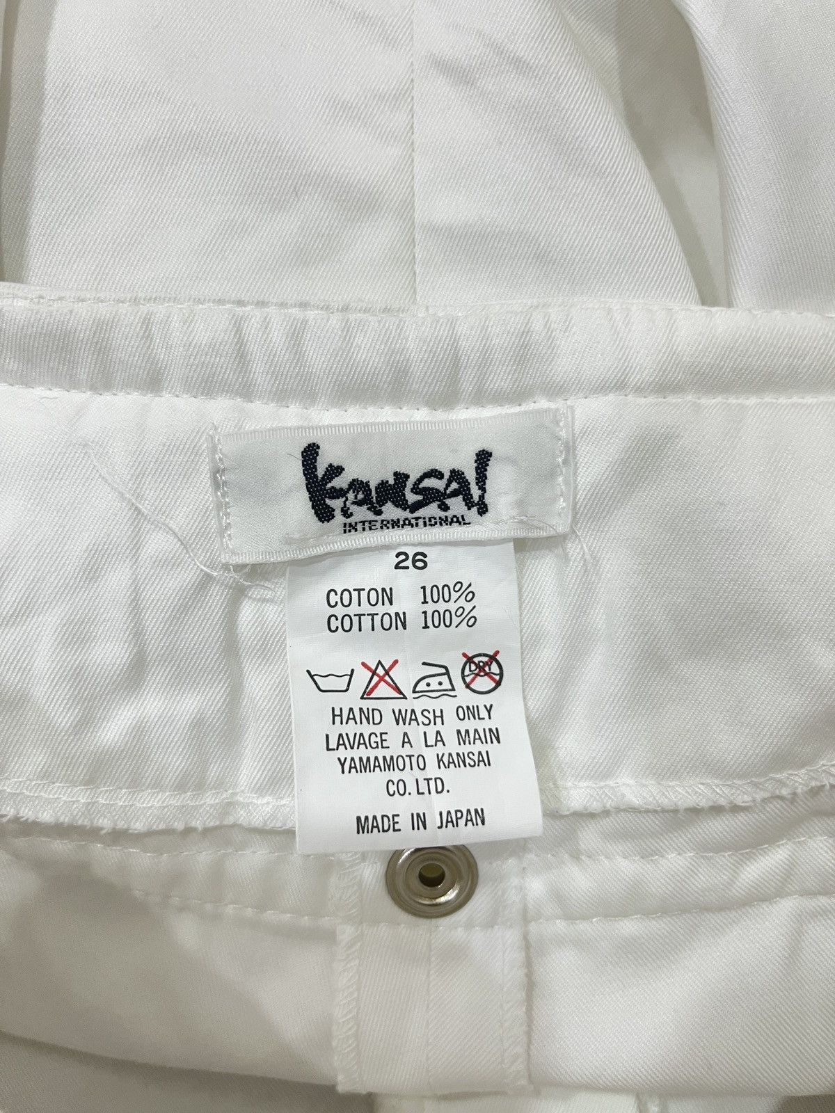 Kansai Yamamoto 🔥🔥🔥ARCHIVE VINTAGE KANSAI DETACHABLE LAYER PANTS Size US 26 / EU 42 - 13 Thumbnail