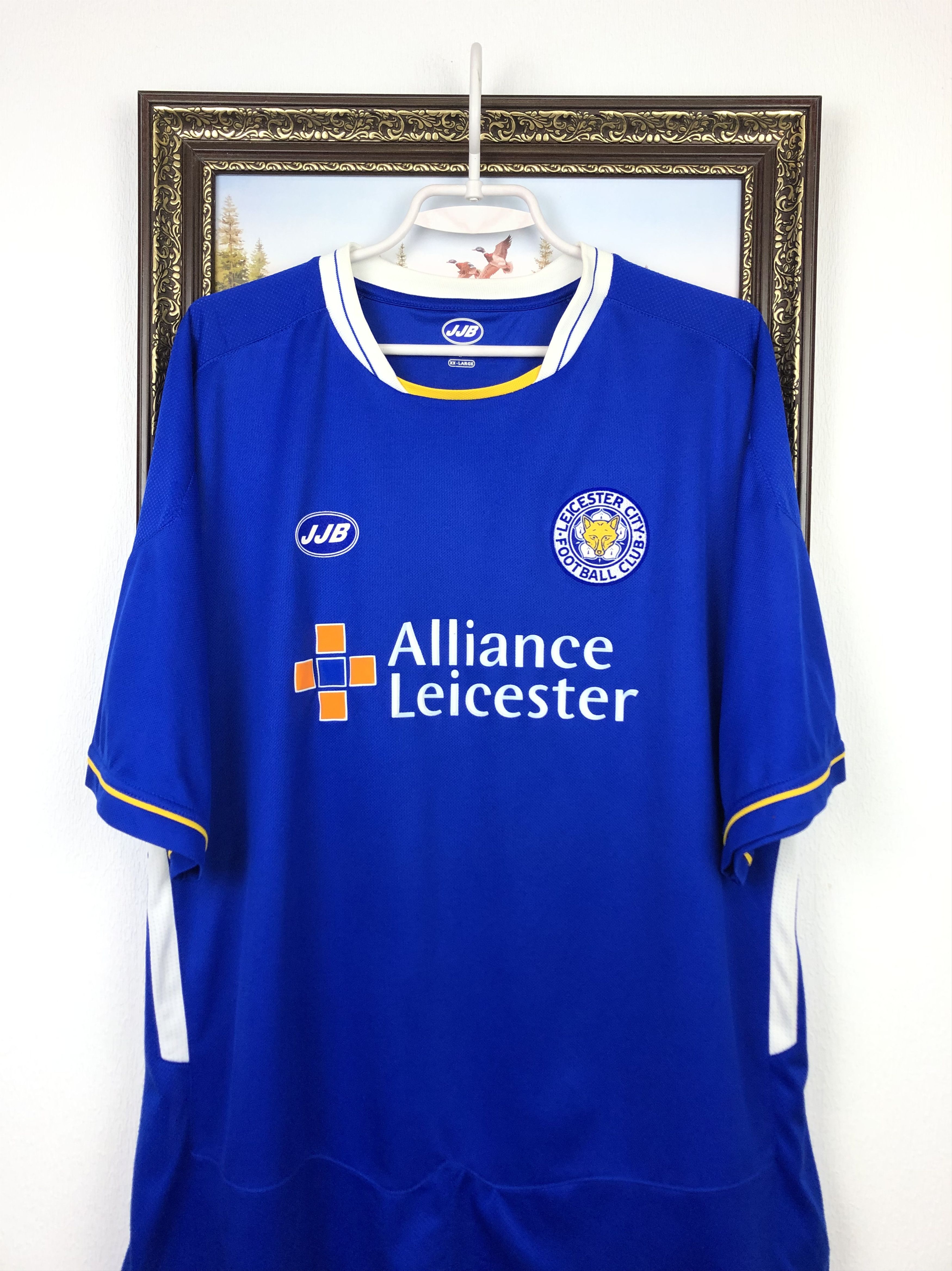 Vintage Leicester City football shirt 2005 Soccer Jersey Trikot Size US XXL / EU 58 / 5 - 2 Thumbnail