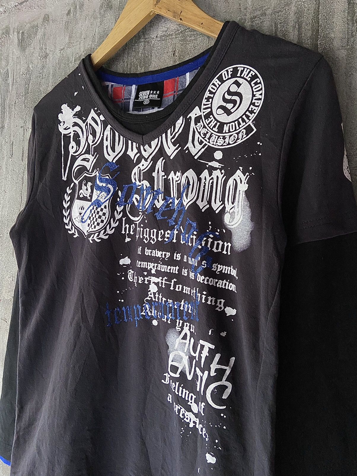 Beauty Beast × Hysteric Glamour × Japanese Brand AUTHENTIC FEELING OF PRESENCE DOUBLE LAYER LONG SLEEVE Size US S / EU 44-46 / 1 - 4 Thumbnail