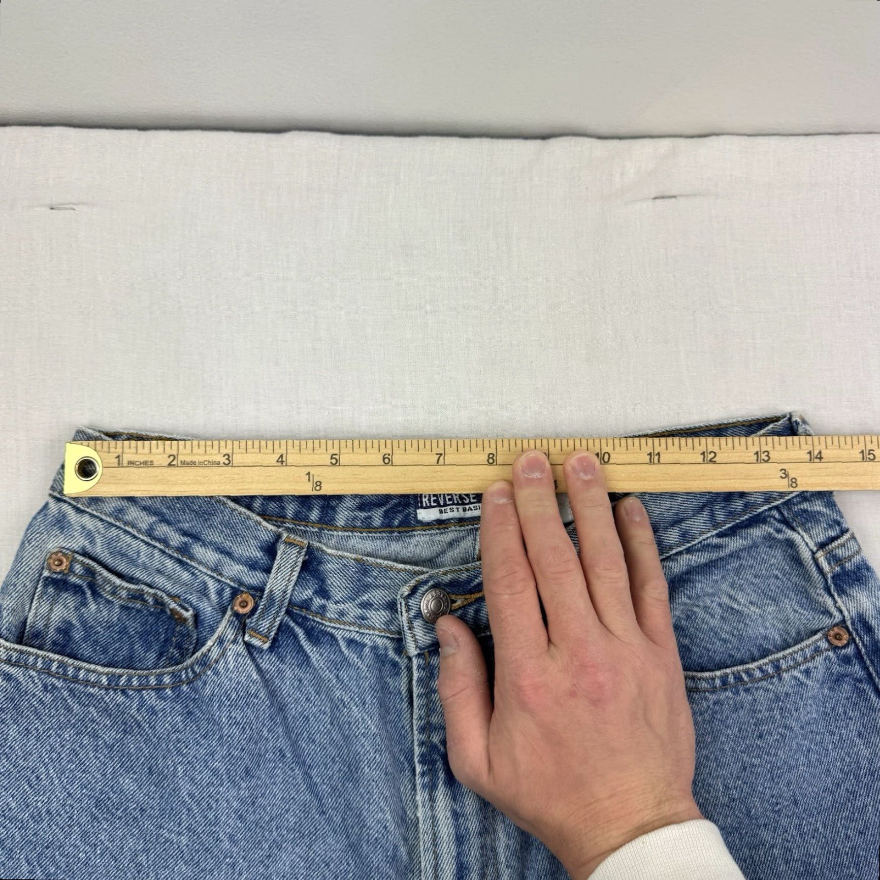 Gap VINTAGE Gap Reverse Fit Jeans Women's 12 Ankle Blue 90s Y2K High Waist Mom Denim Pants Size 34" / US 12 / IT 48 - 7 Thumbnail