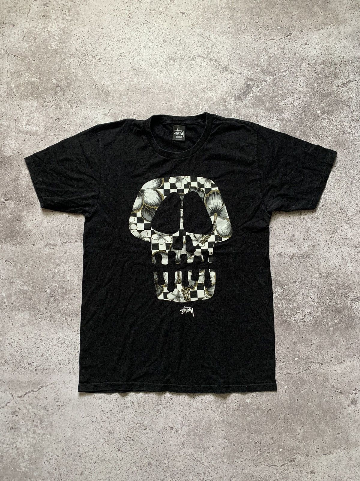 Stussy Stussy Skull & Bones Tee Black M Size US M / EU 48-50 / 2 - 1 Thumbnail