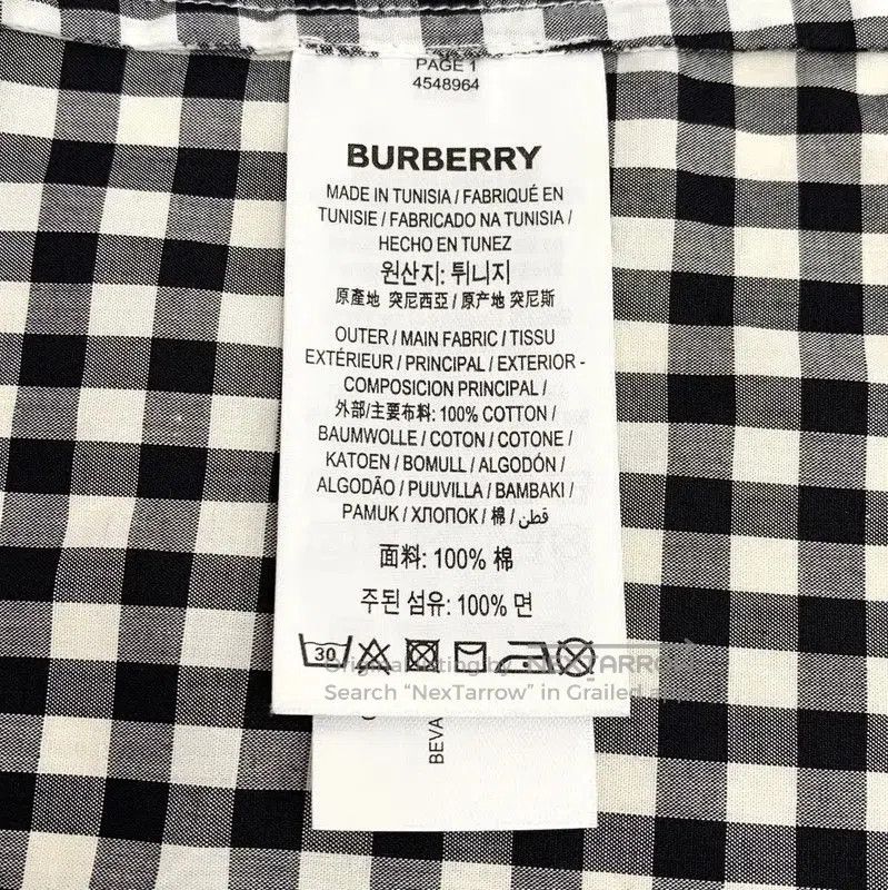 Burberry Burberry Checkered Cotton Women's Shirt. Size M / US 6-8 / IT 42-44 - 6 Thumbnail