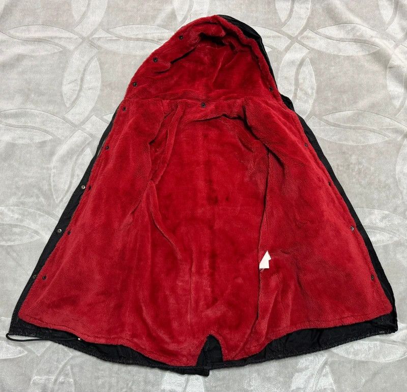 Other Blue Dream SNC Made in Italy Fur Wax Waxed Parka Jacket S Size S / US 4 / IT 40 - 4 Thumbnail