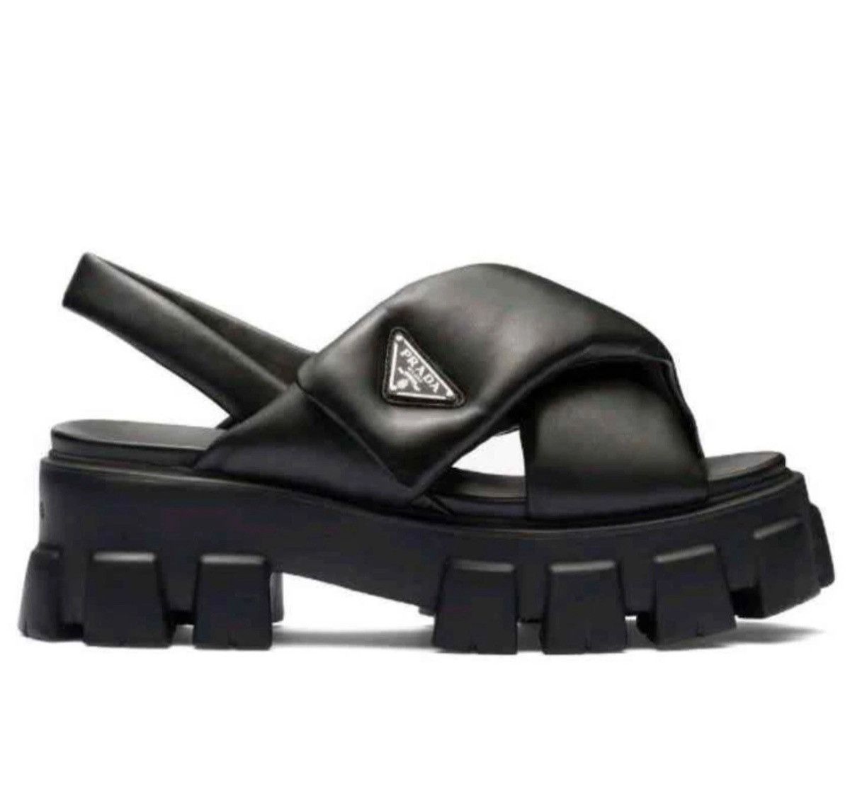 Prada Prada monolith sandals Size US 8.5 / IT 38.5 - 1 Thumbnail