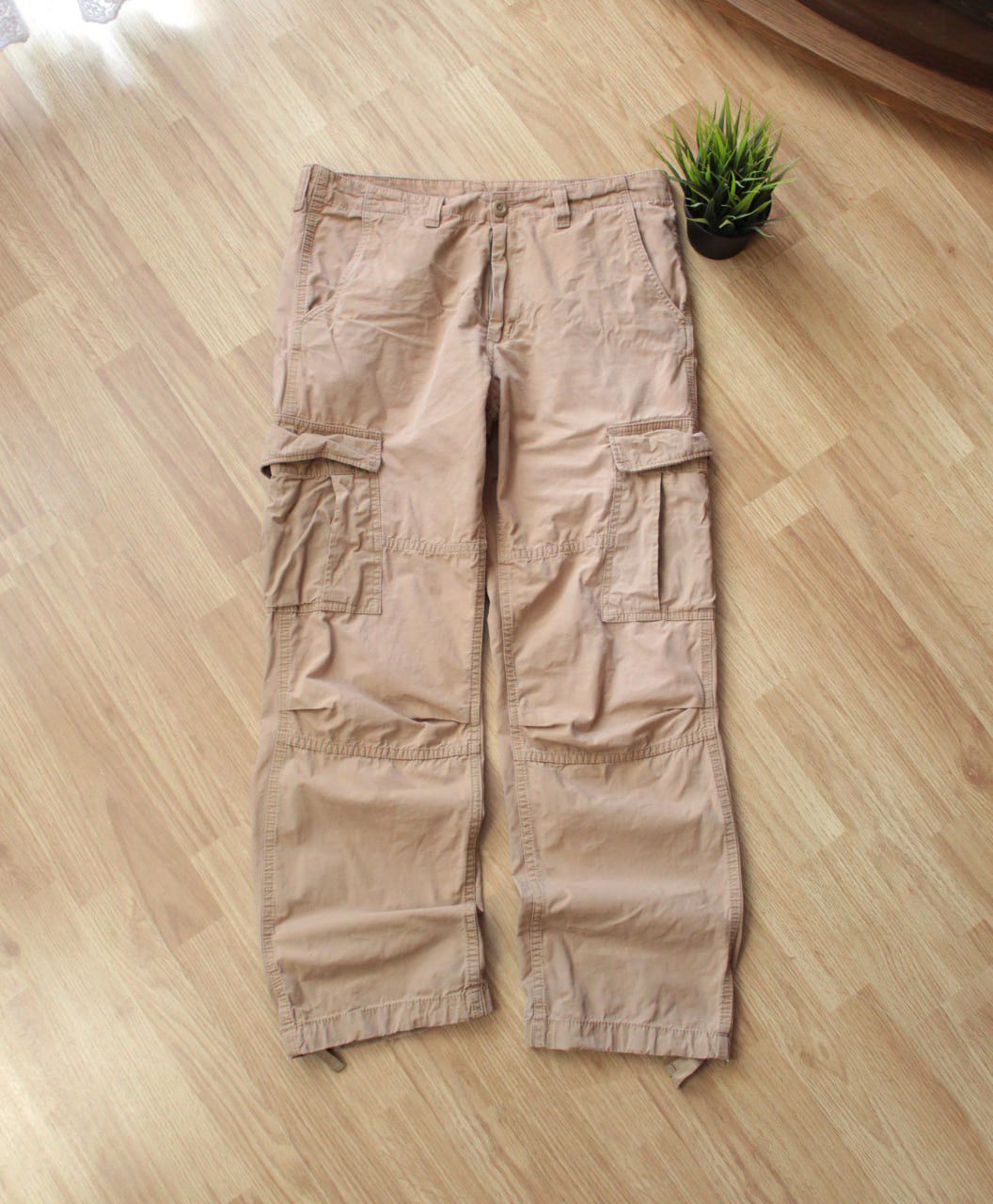 Carhartt 🔥 CARHARTT WIP Cargo Dude Pants Y2K Aviator Denim Pockets Size US 33 - 3 Thumbnail