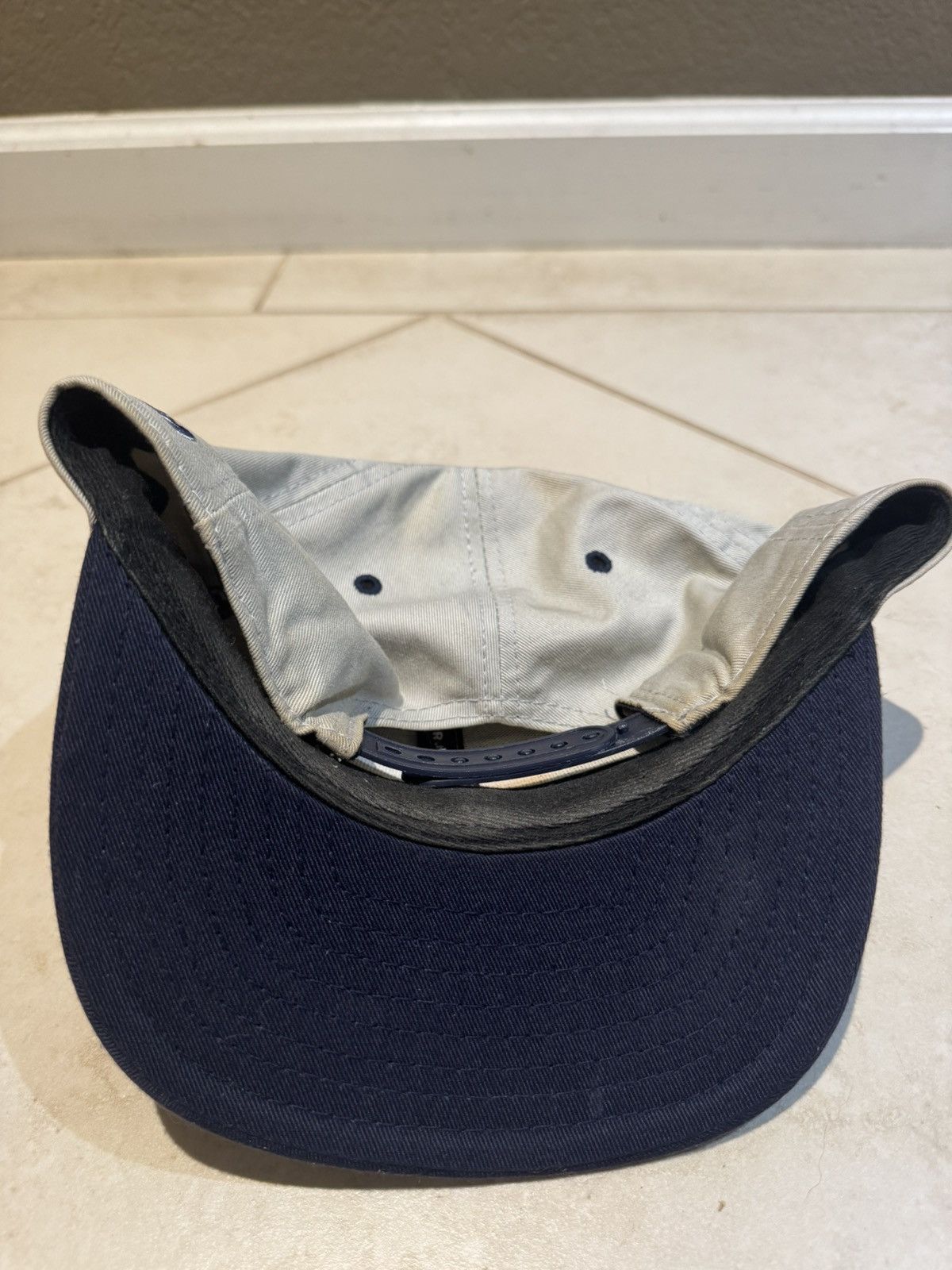 Pink Dolphin Pink Dolphin Flag Snapback Hat Grey Navy Pink Size ONE SIZE - 3 Thumbnail