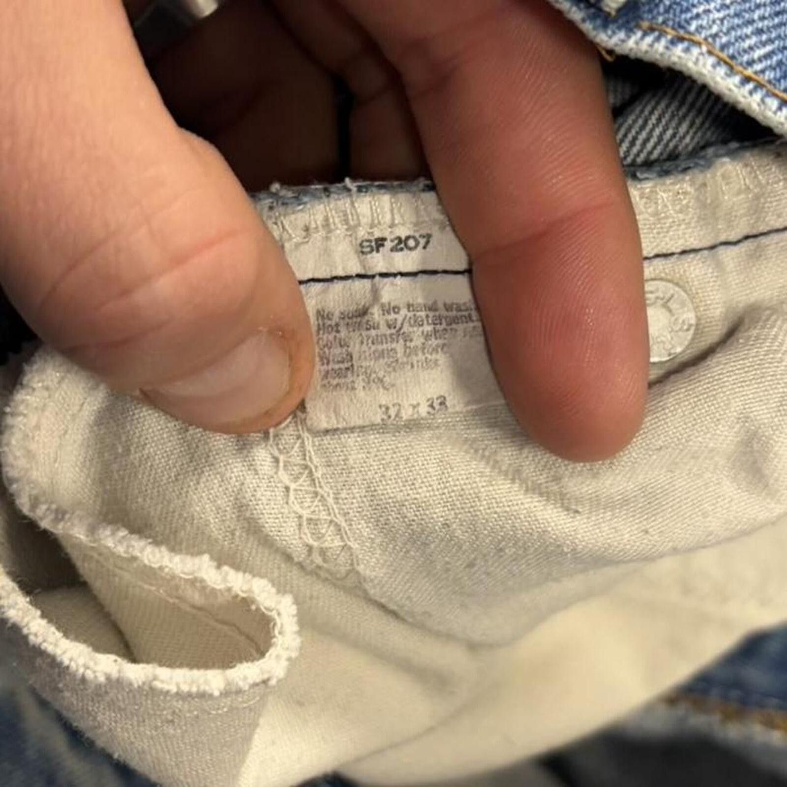 Levi's Vintage 1981 Levi 207 Orange Tabs Size US 32 / EU 48 - 7 Thumbnail