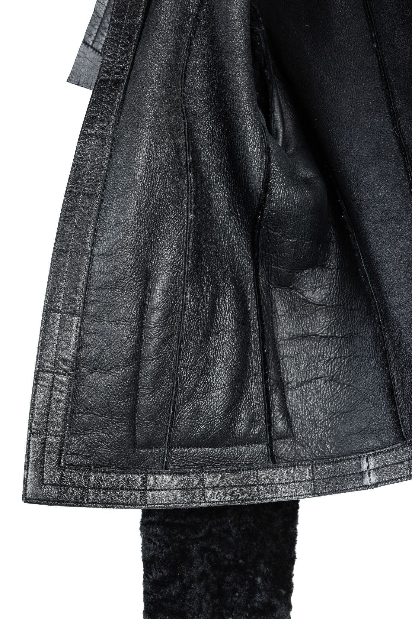 Chanel Chanel 03A Black Curly Lambskin & Leather Cropped Bow Jacket Size XXS / US 00 / IT 34 - 10 Thumbnail